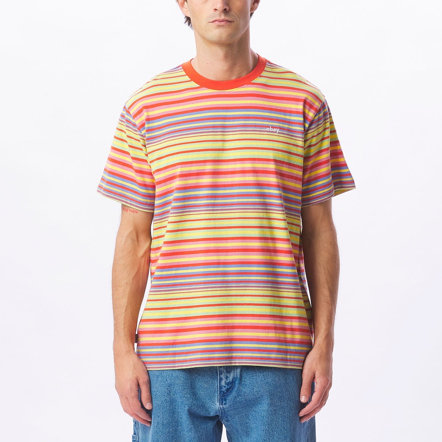 Obey - Break SS Tee - Rooibos Multi