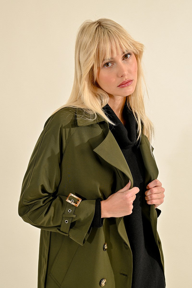 Lili Sidonio - Long Trench Coat - Khaki