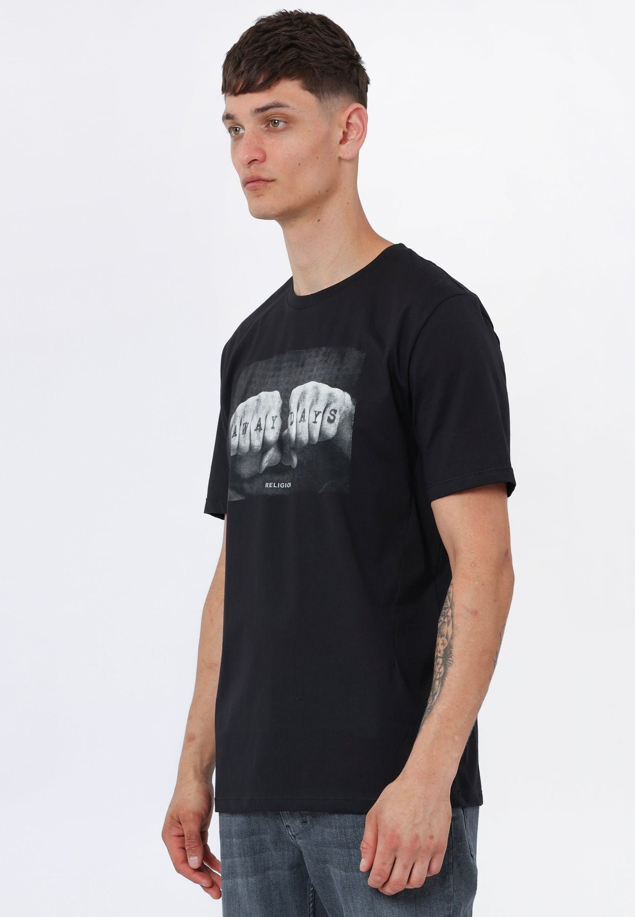 Religion - Away Days Tee - Black