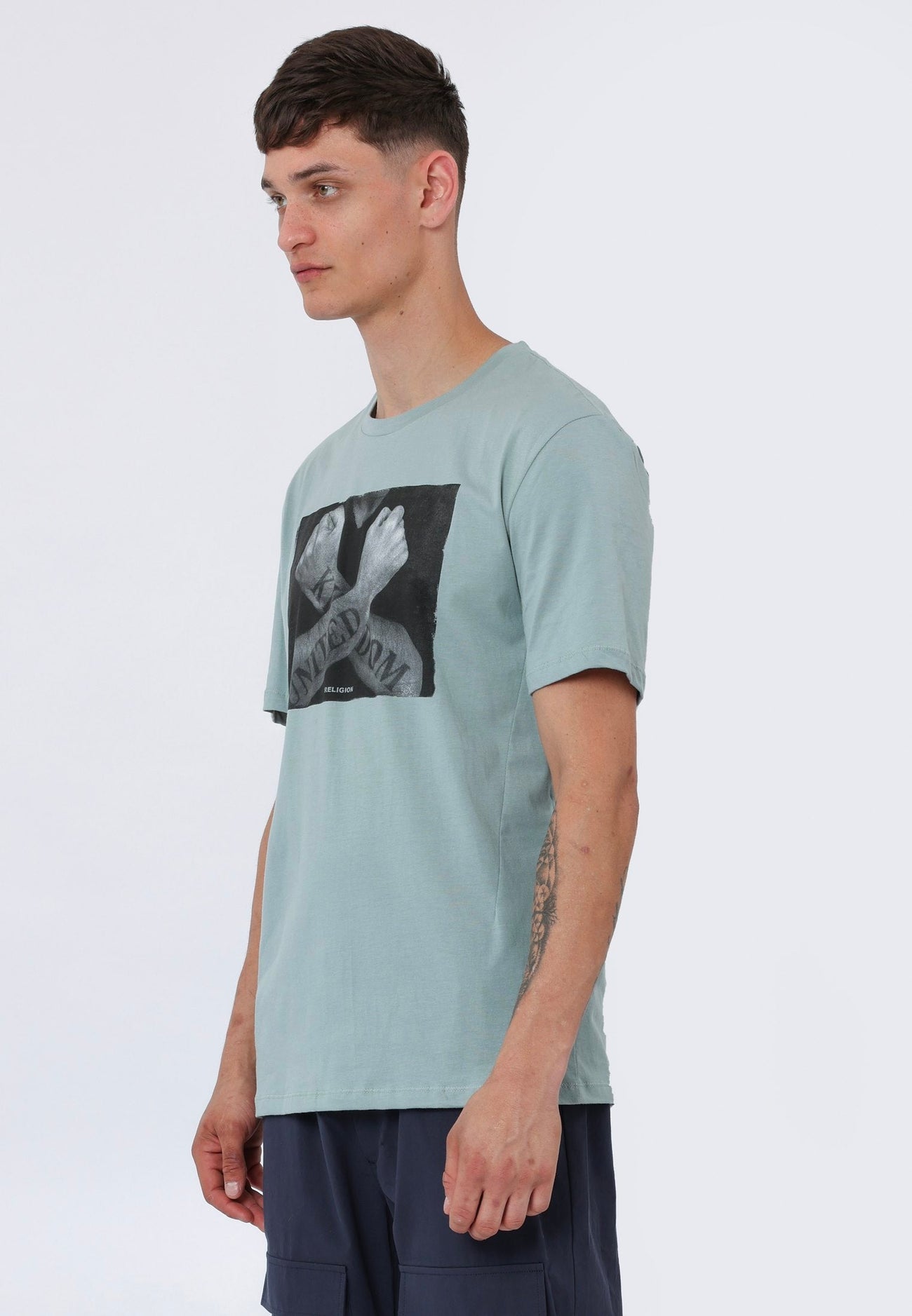 Religion - United Kingdom Tee - Soft Khaki