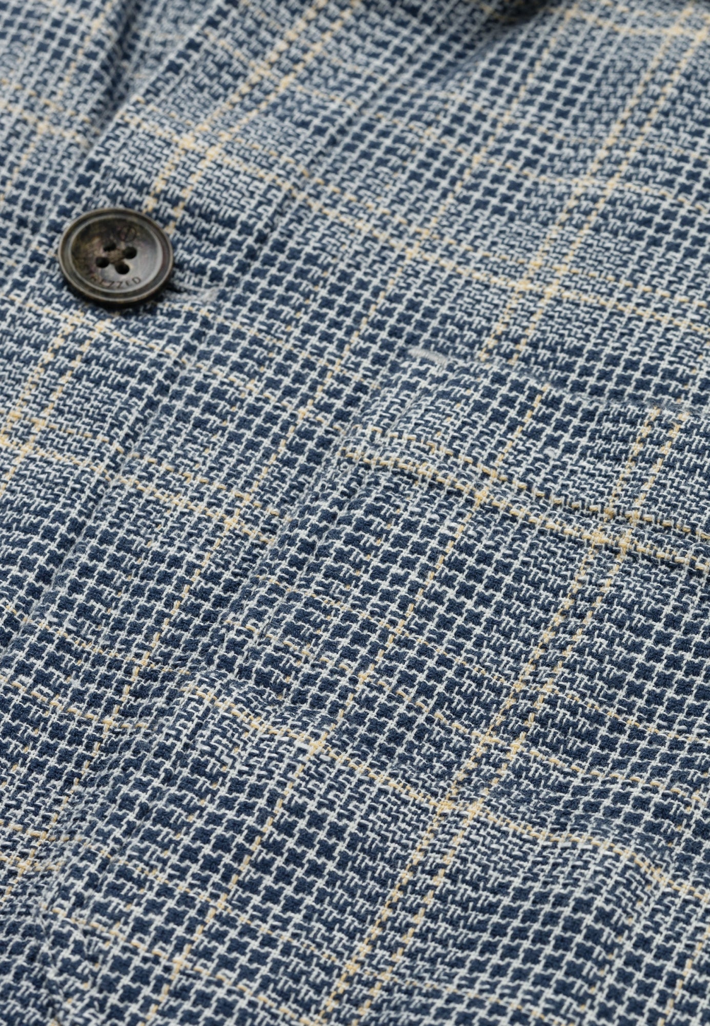 Dstrezzed - Fancy Check Railway Jacket - Light Grey