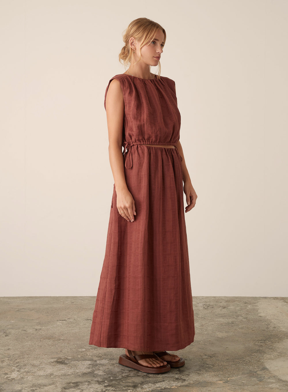 Esmaee - Amalfi Top - Rust