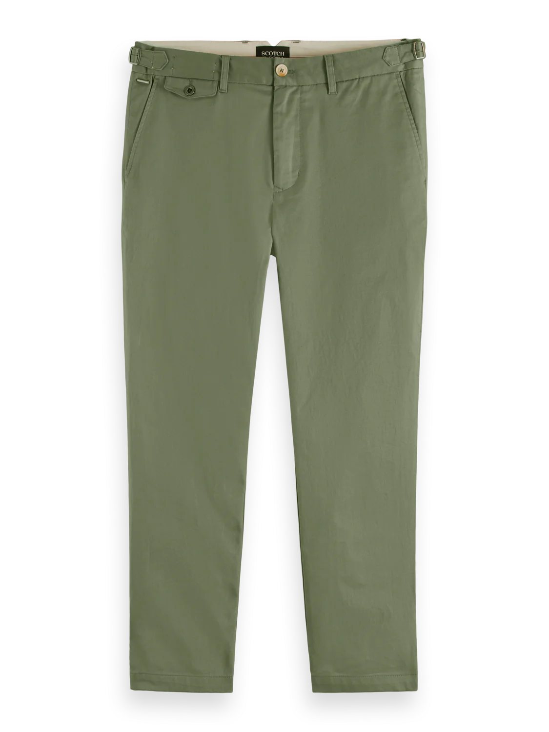 Scotch & Soda - The Drift Tapered Twill Chino - Army