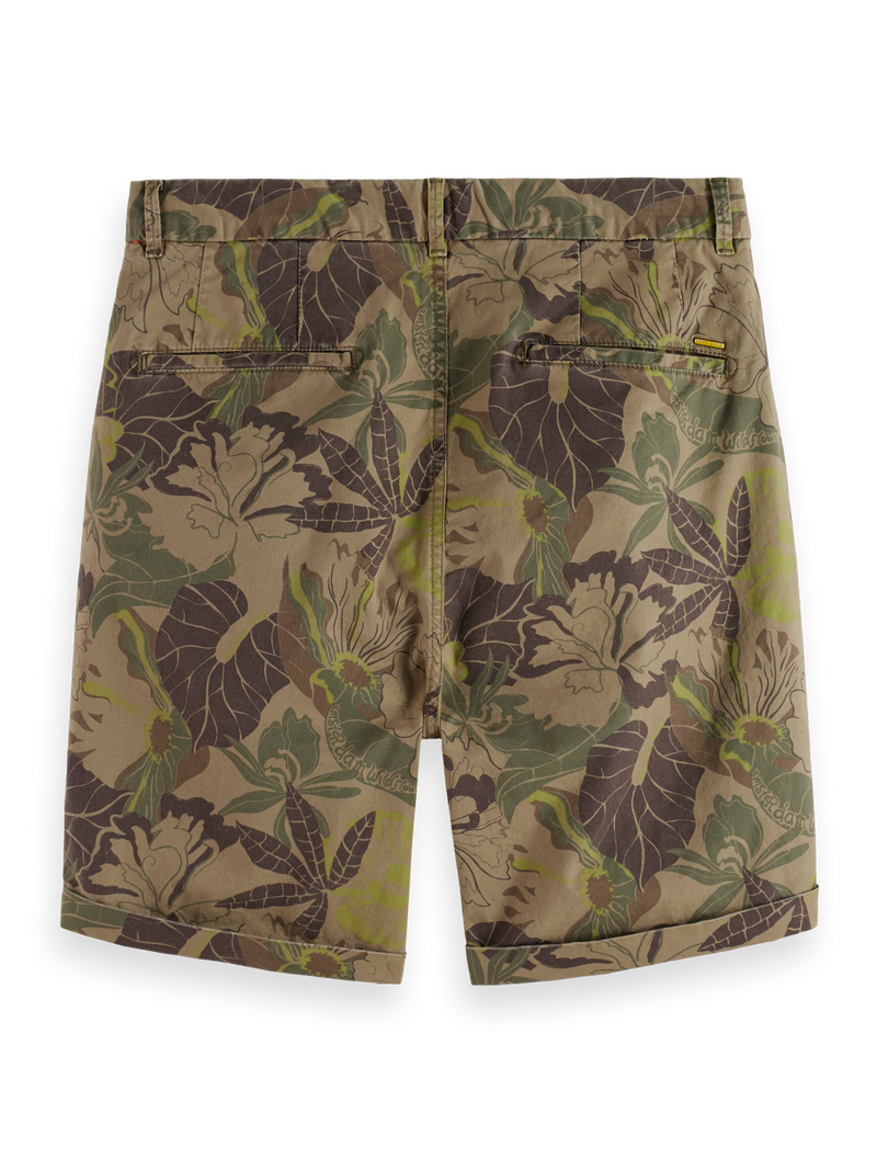 Scotch & Soda - Stuart Printed Chino Short - Camo Floral