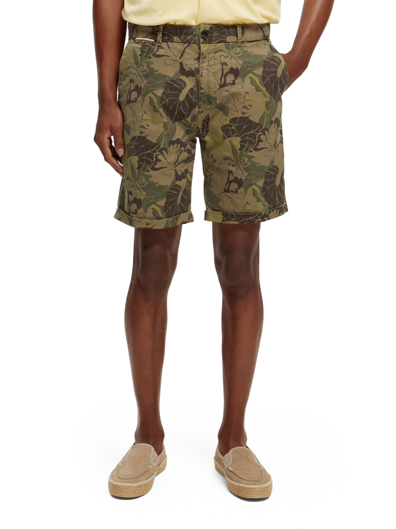 Scotch & Soda - Stuart Printed Chino Short - Camo Floral
