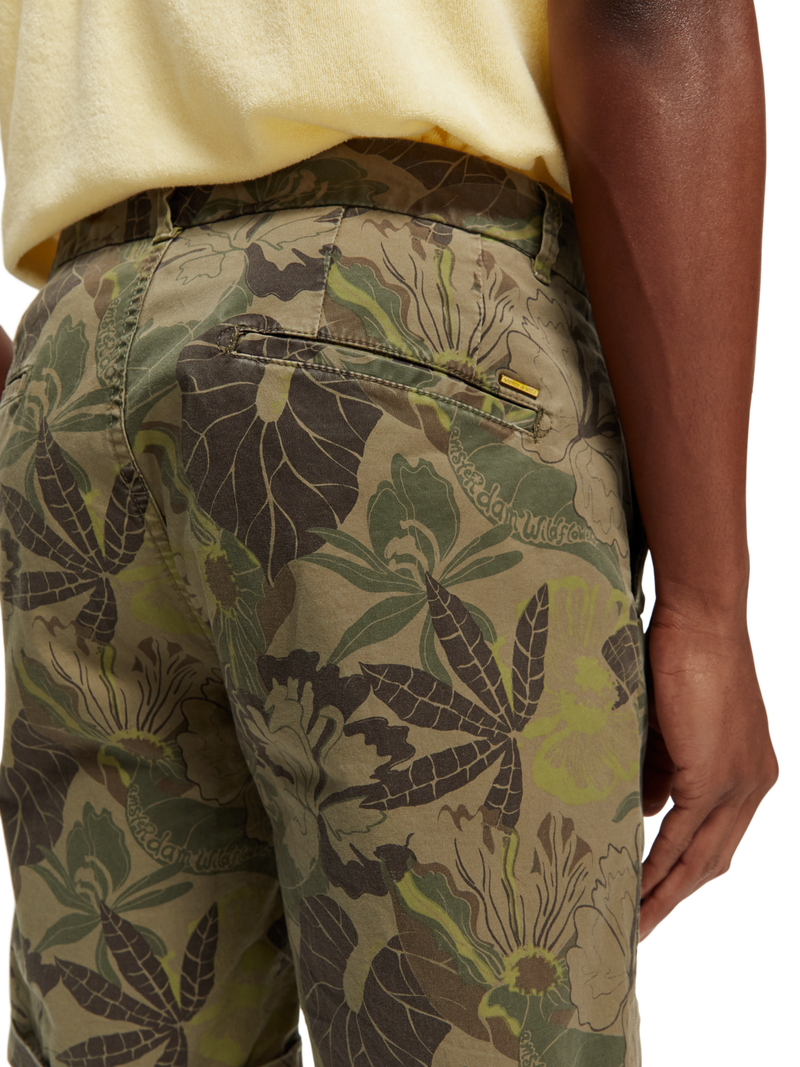 Scotch & Soda - Stuart Printed Chino Short - Camo Floral