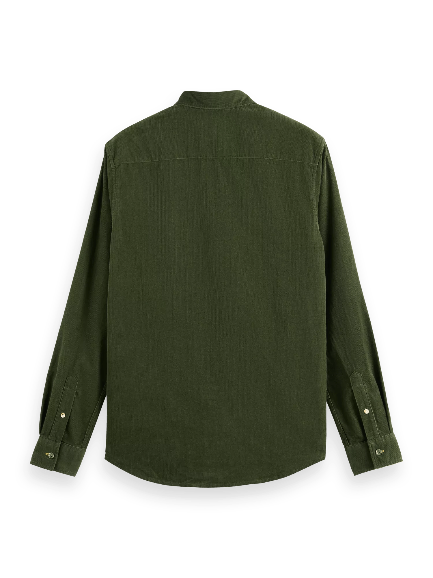 Scotch & Soda - Slim Fit Corduroy Shirt - Field Green