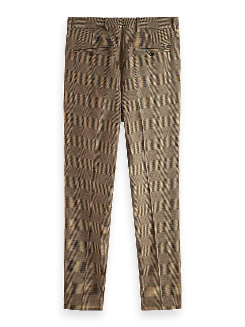 Scotch & Soda - Slim Tapered Yarn-Dyed Check Chino - Taupe Check