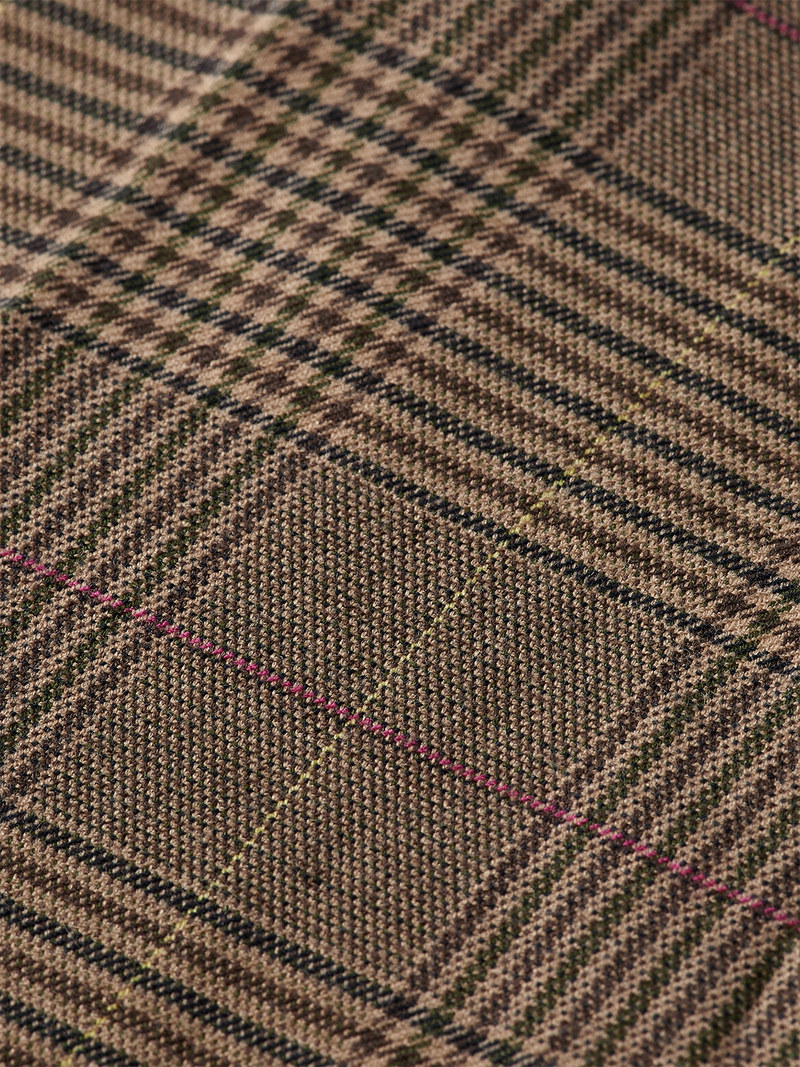 Scotch & Soda - Slim Tapered Yarn-Dyed Check Chino - Taupe Check