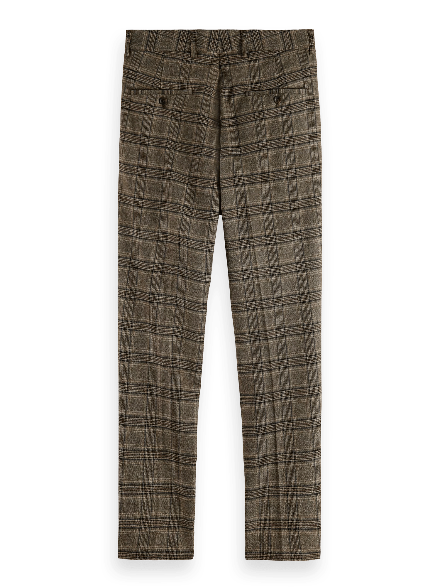 Scotch & Soda - The Irving Slim Tapered Chino - Camel Night Check
