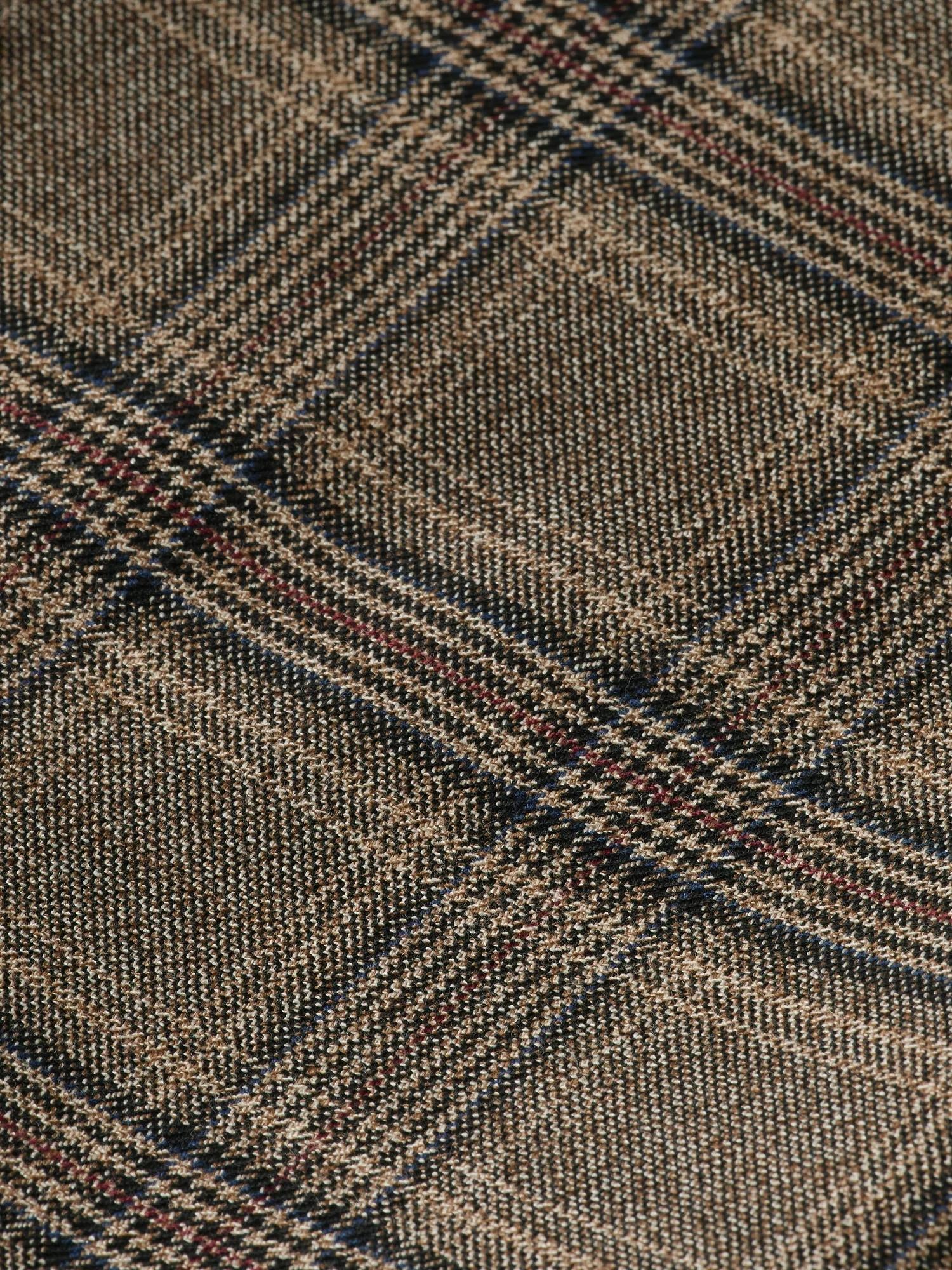 Scotch & Soda - The Irving Slim Tapered Chino - Camel Night Check