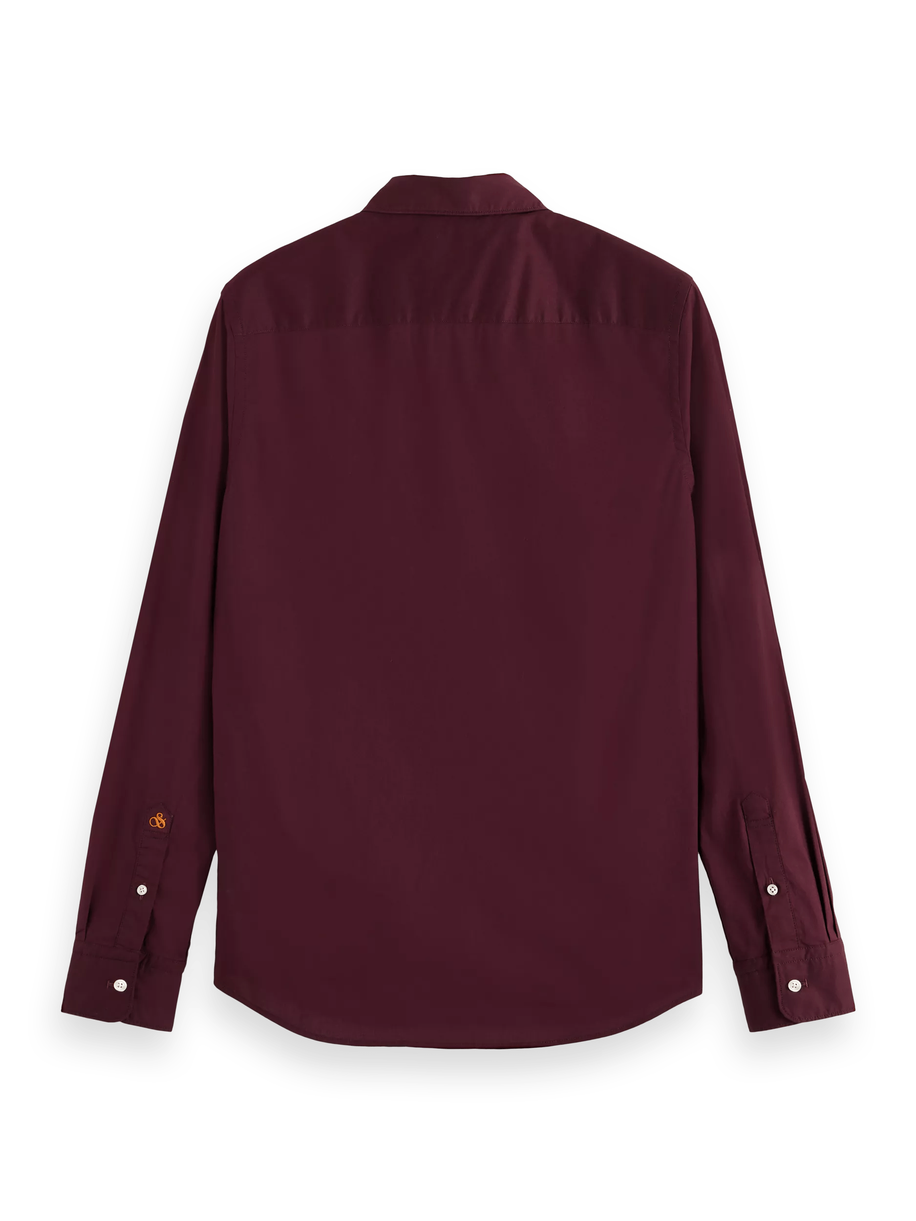 Scotch & Soda - Slim Fit Poplin Shirt - Berry Wine