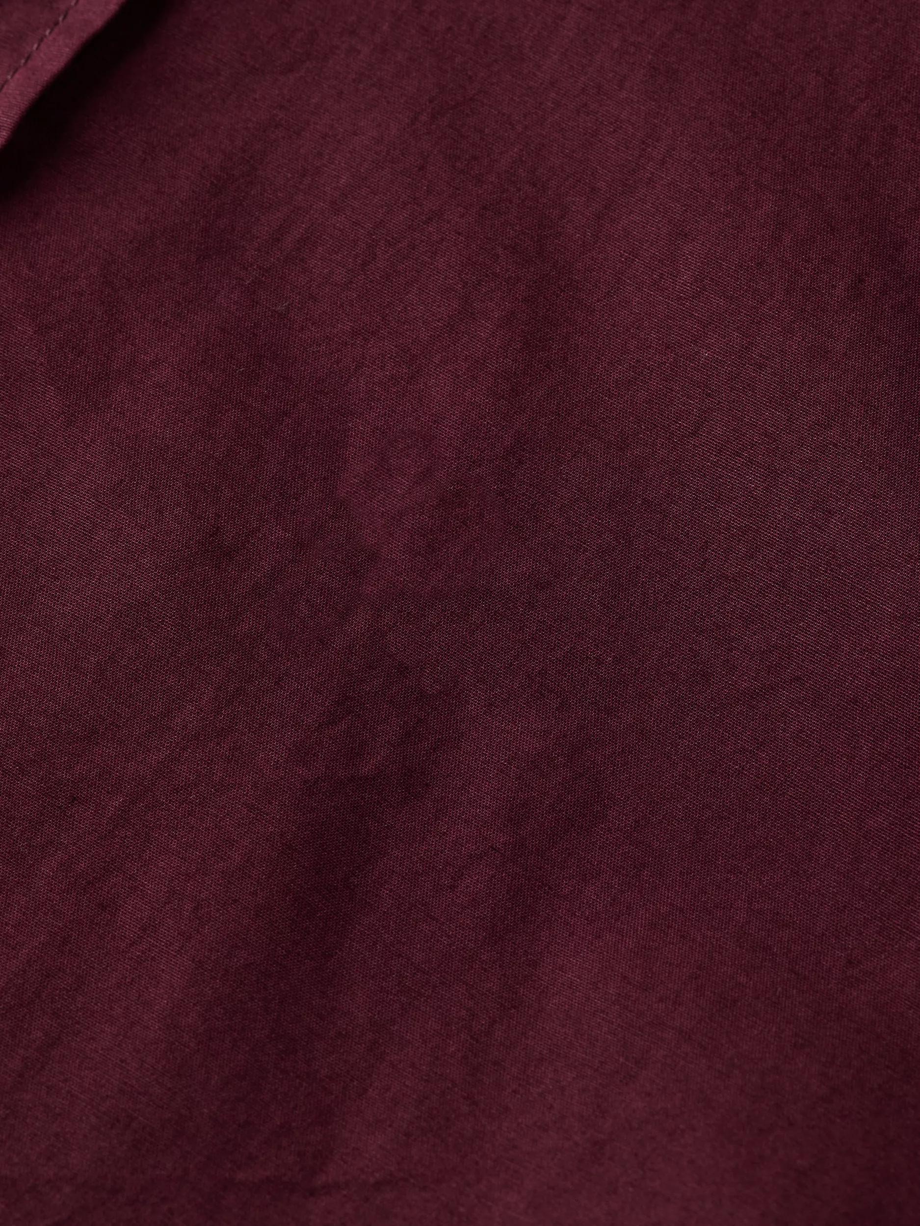 Scotch & Soda - Slim Fit Poplin Shirt - Berry Wine