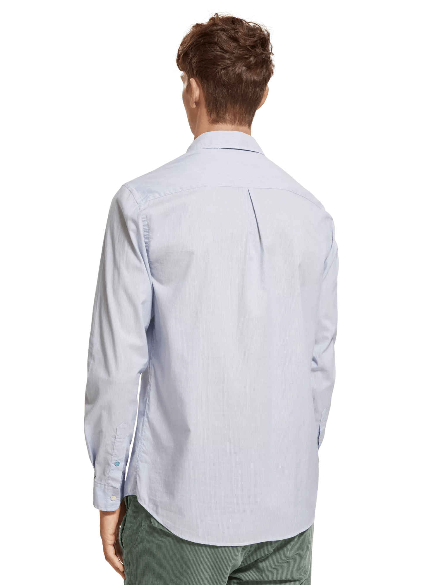 Scotch & Soda - Micro Stripe Shirt - Blue Stripe