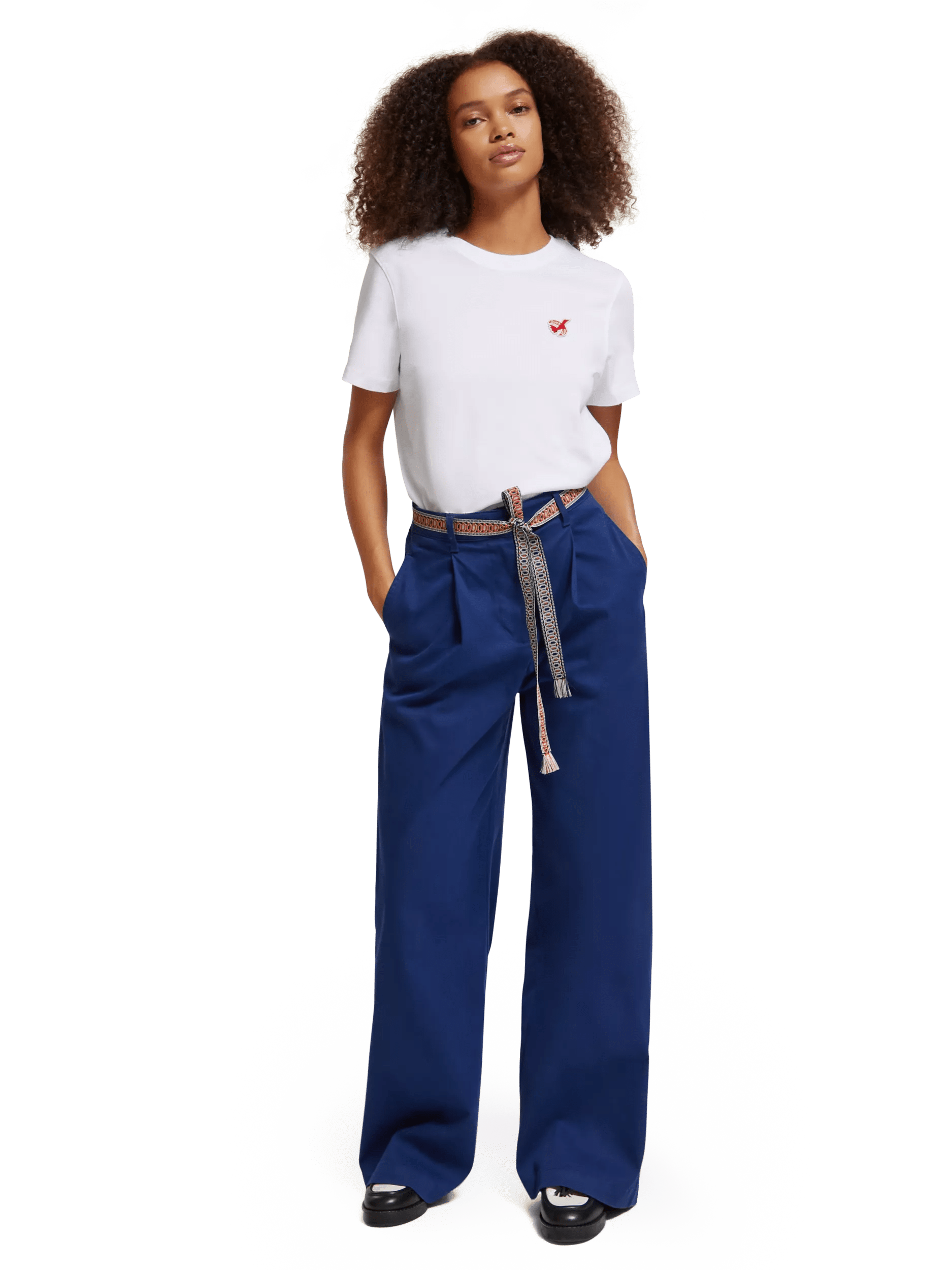 Maison Scotch - Regular Fit Tee - White