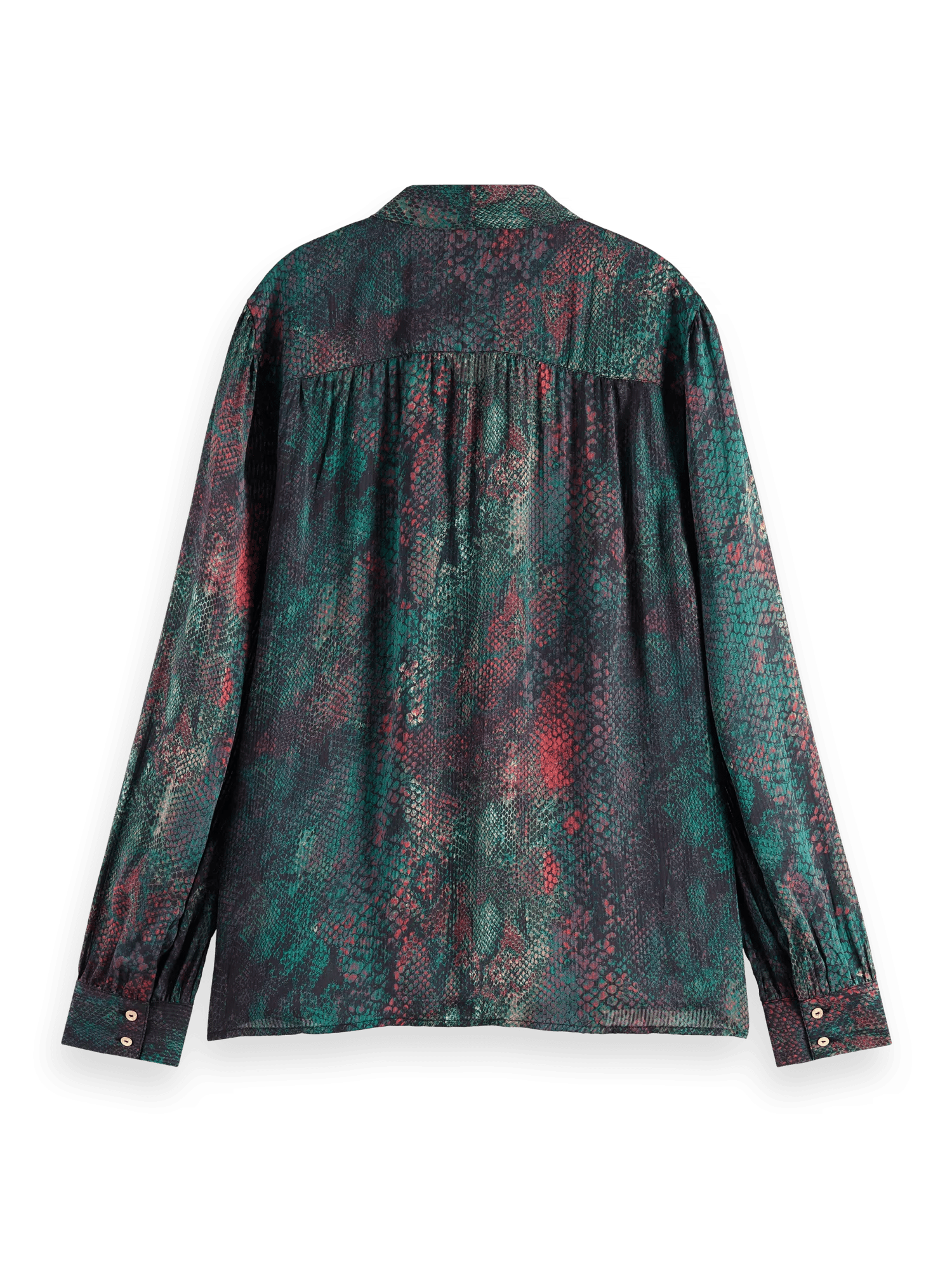 Maison Scotch - Tie Neck LS Shirt - Snake