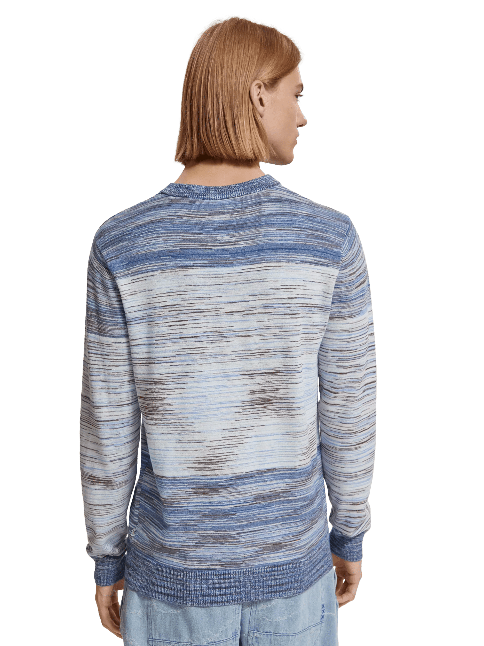 Scotch & Soda - Gradient Crewneck Sweater - Ocean Mist