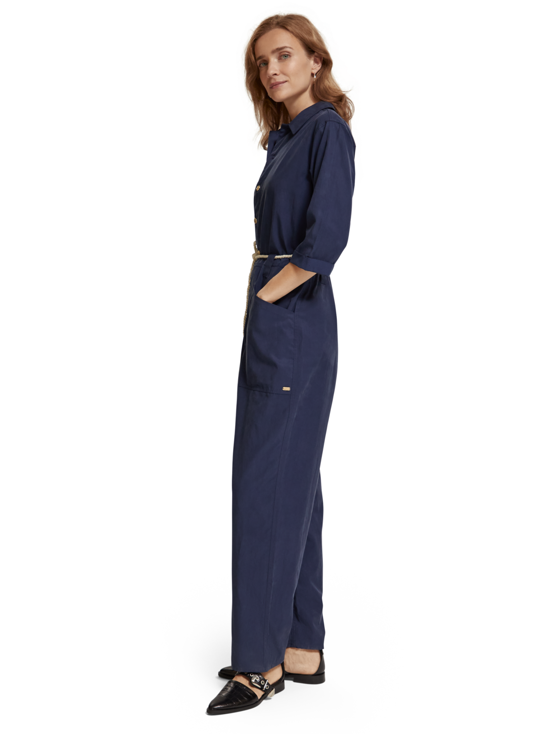 Maison Scotch - Utility Jumpsuit - Navy Blue