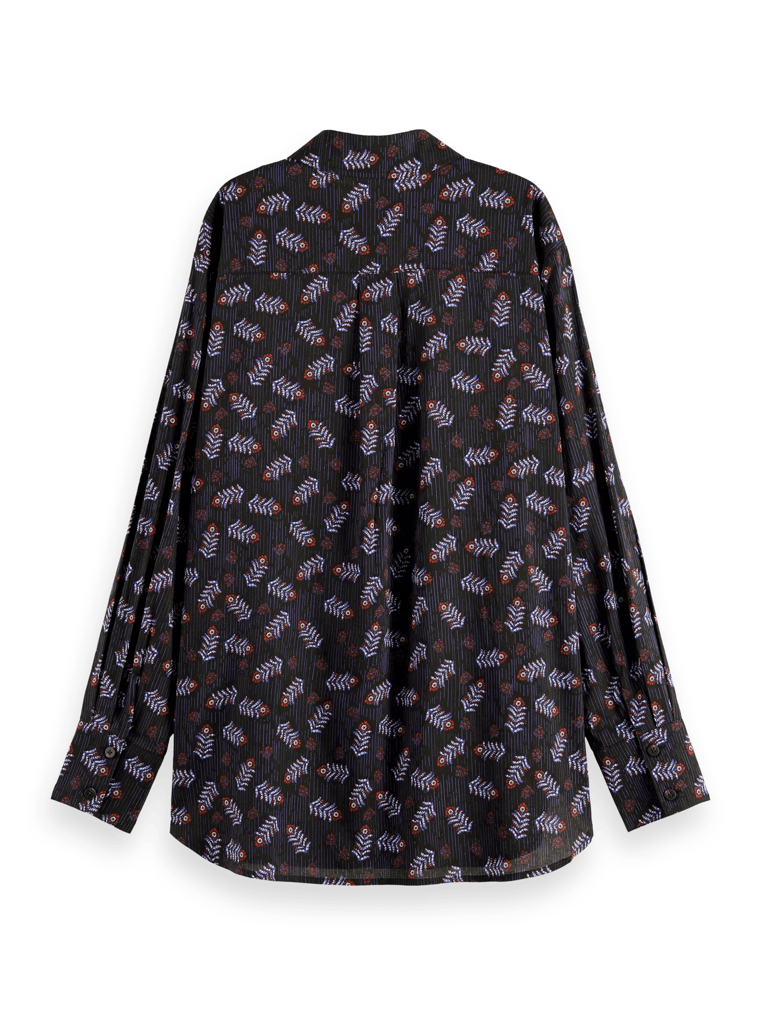 Maison Scotch - Relaxed Fit LS Shirt - Folk Floral