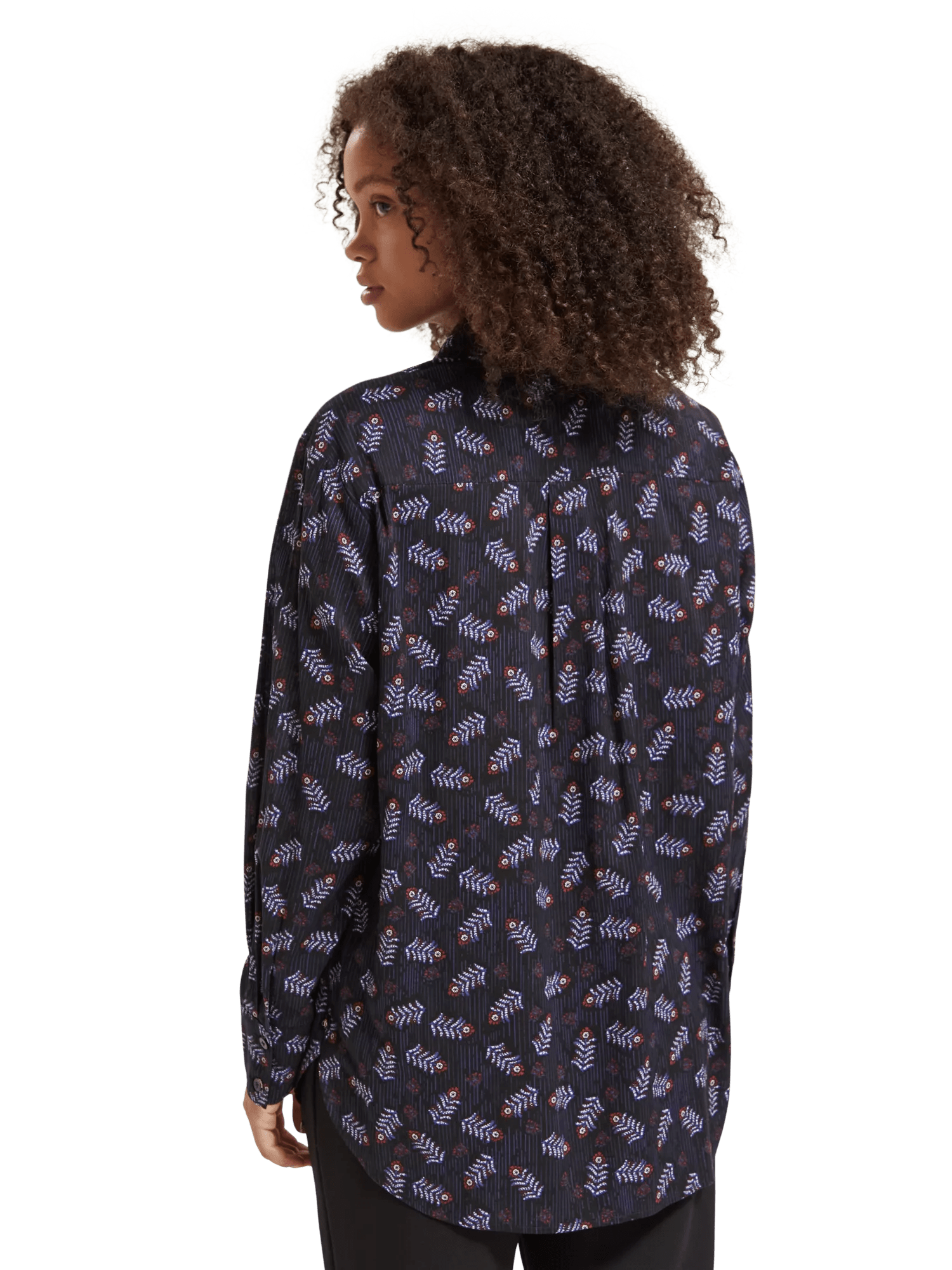 Maison Scotch - Relaxed Fit LS Shirt - Folk Floral