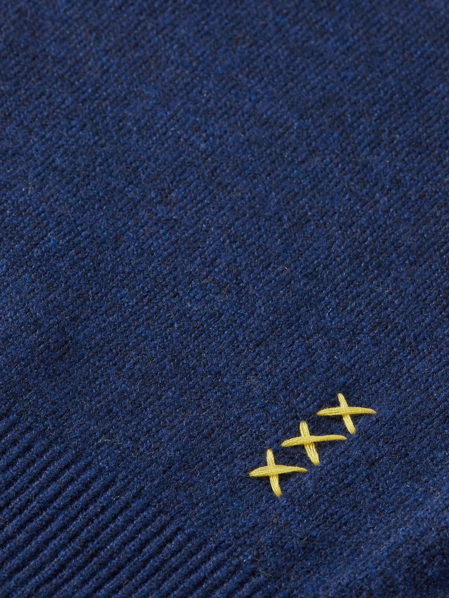 Scotch & Soda - Dropped Shoulder Mock Neck Sweater - Night