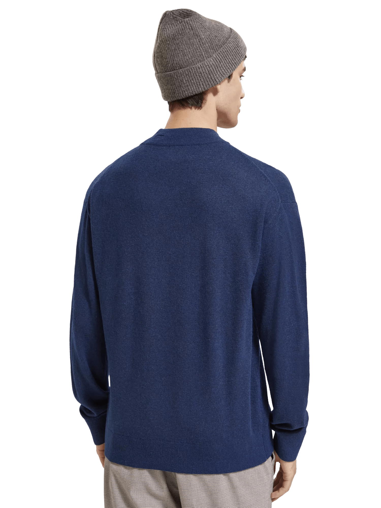 Scotch & Soda - Dropped Shoulder Mock Neck Sweater - Night