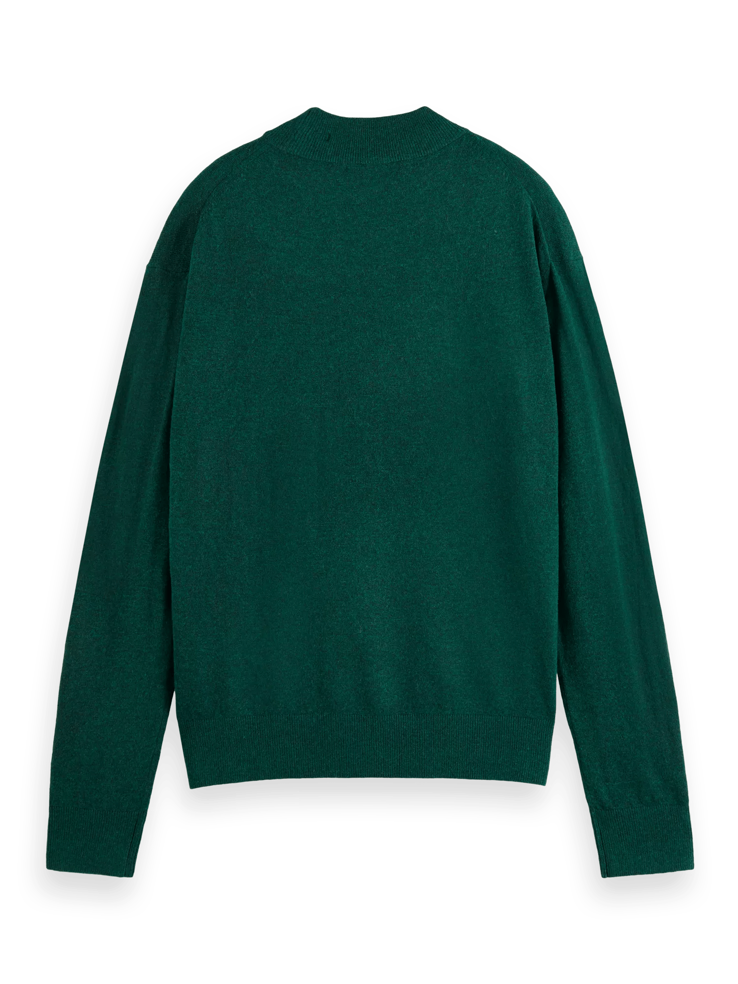 Scotch & Soda - Dropped Shoulder Mock Neck Sweater - Artic Teal