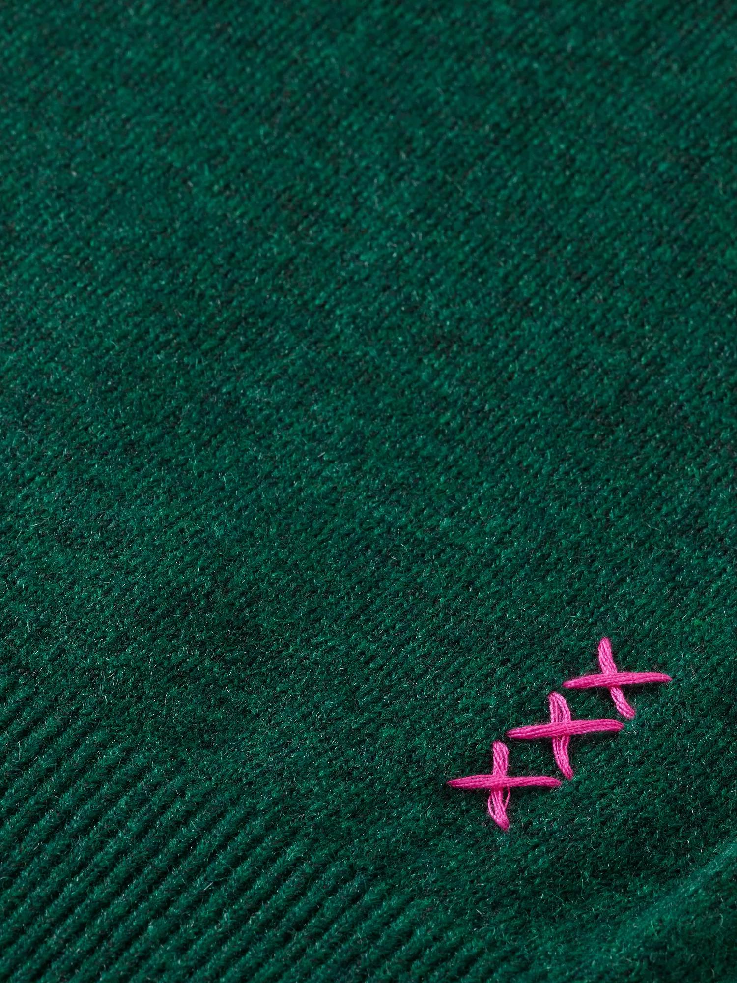 Scotch & Soda - Dropped Shoulder Mock Neck Sweater - Artic Teal
