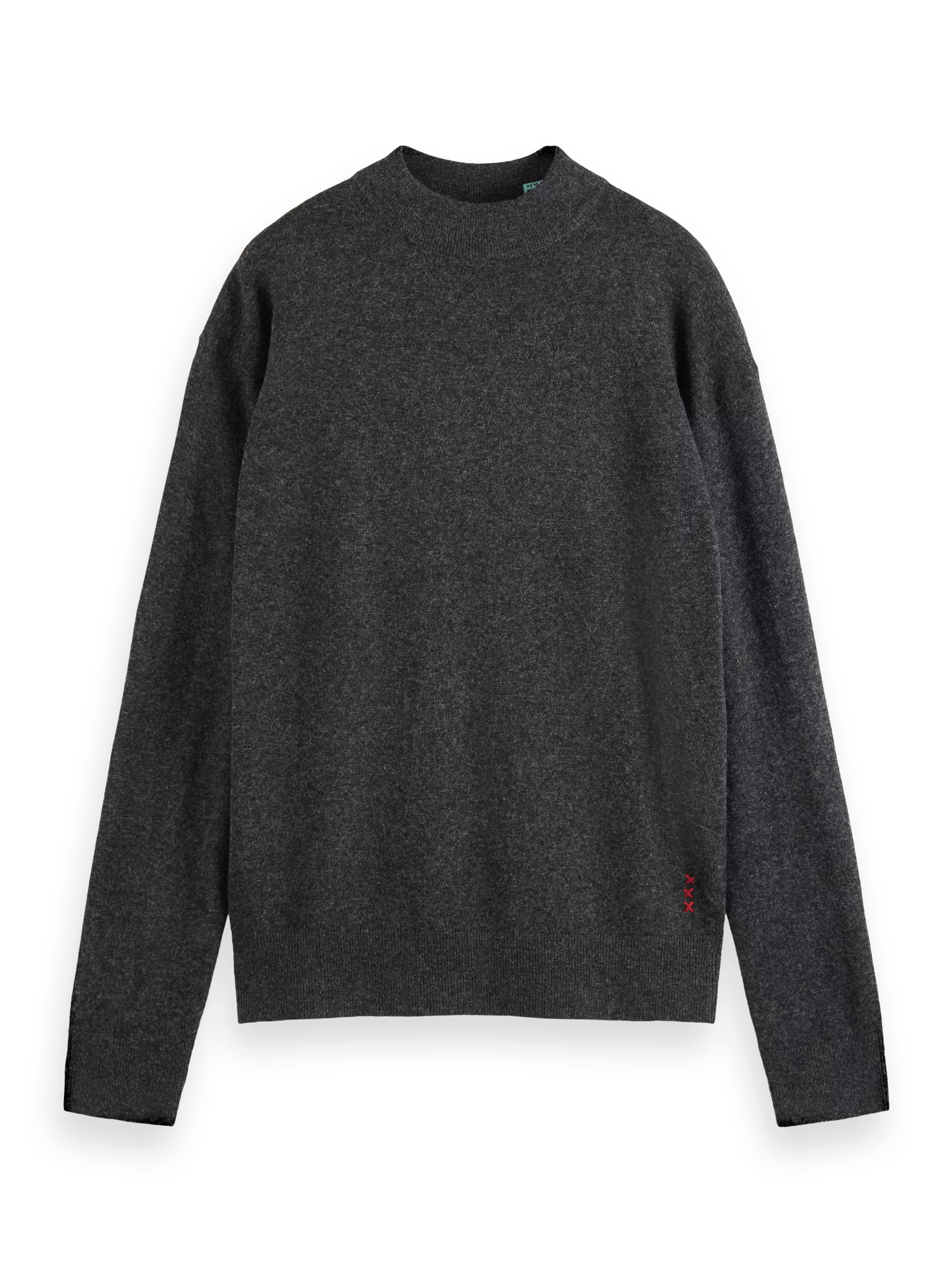 Scotch & Soda - Dropped Shoulder Mock Neck Sweater - Moondust