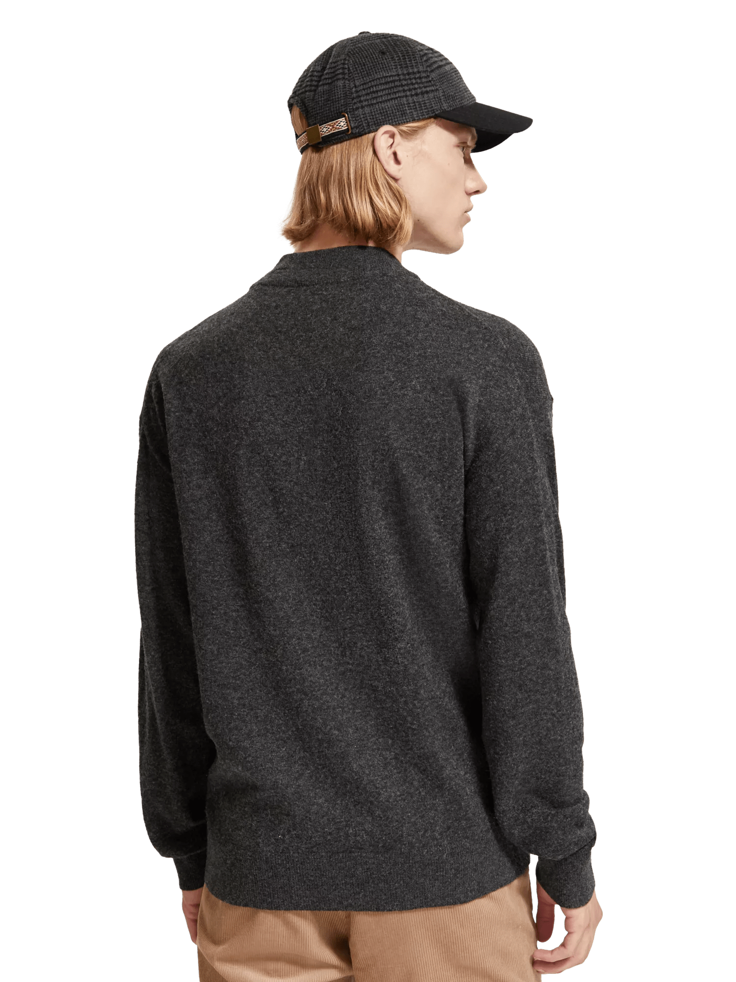 Scotch & Soda - Dropped Shoulder Mock Neck Sweater - Moondust