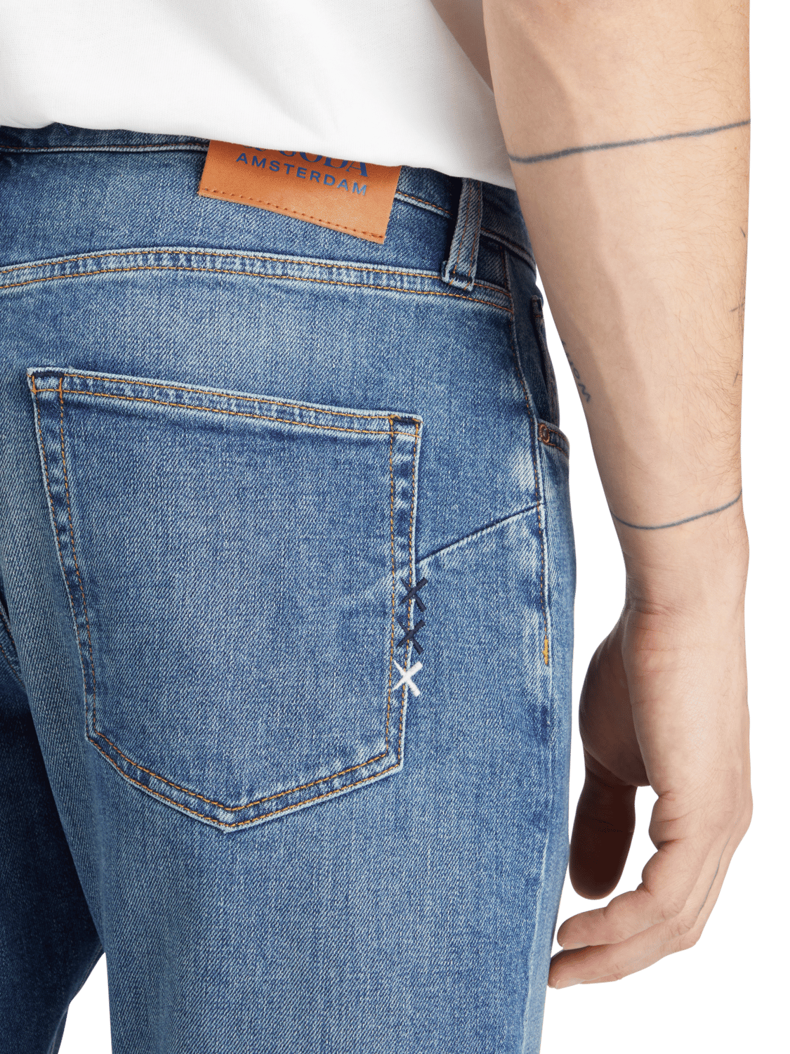 Scotch & Soda - The Zee Straight Jean - Blue Moves