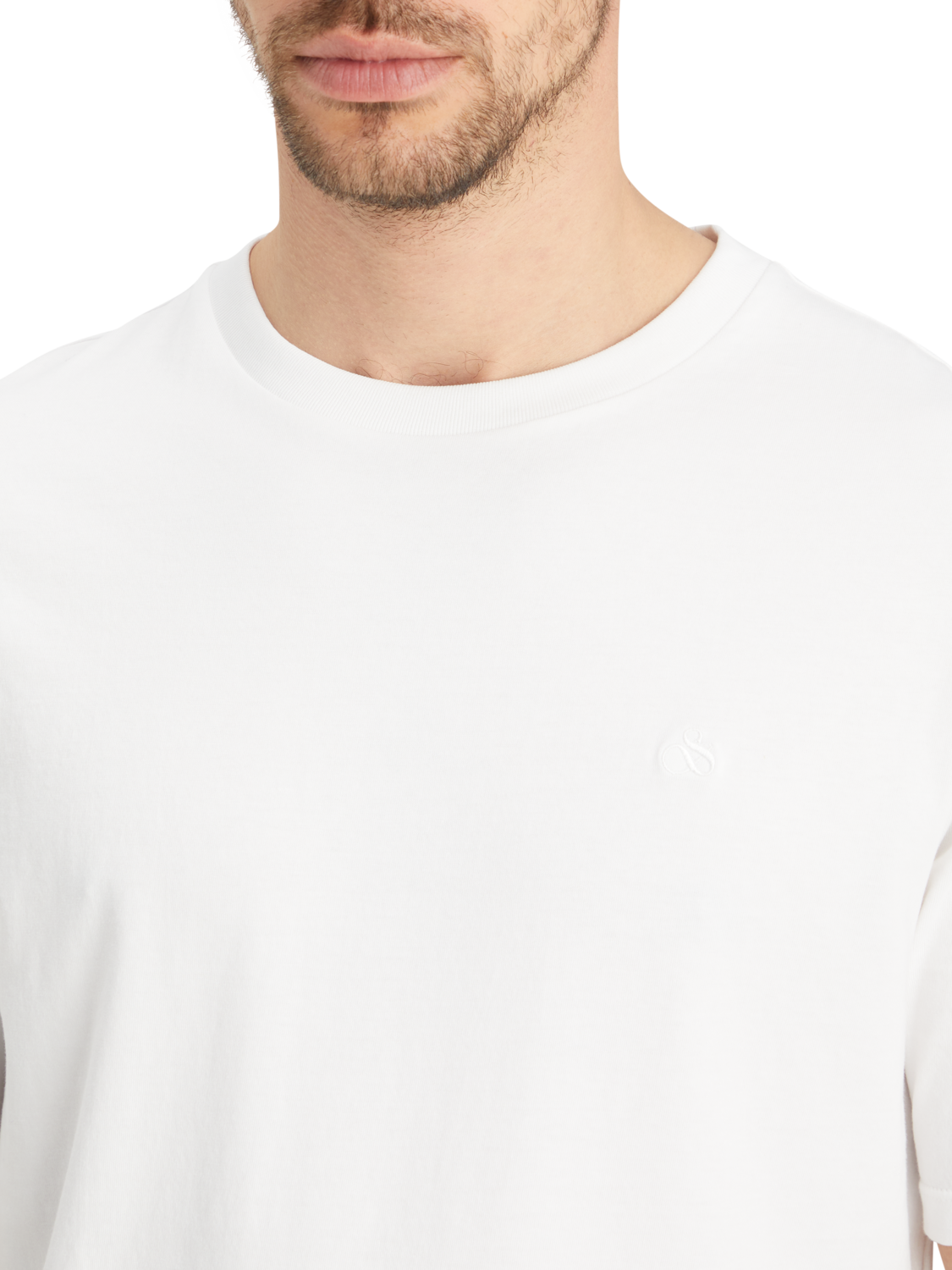 Scotch & Soda - Essential Regular Fit Logo Tee - White