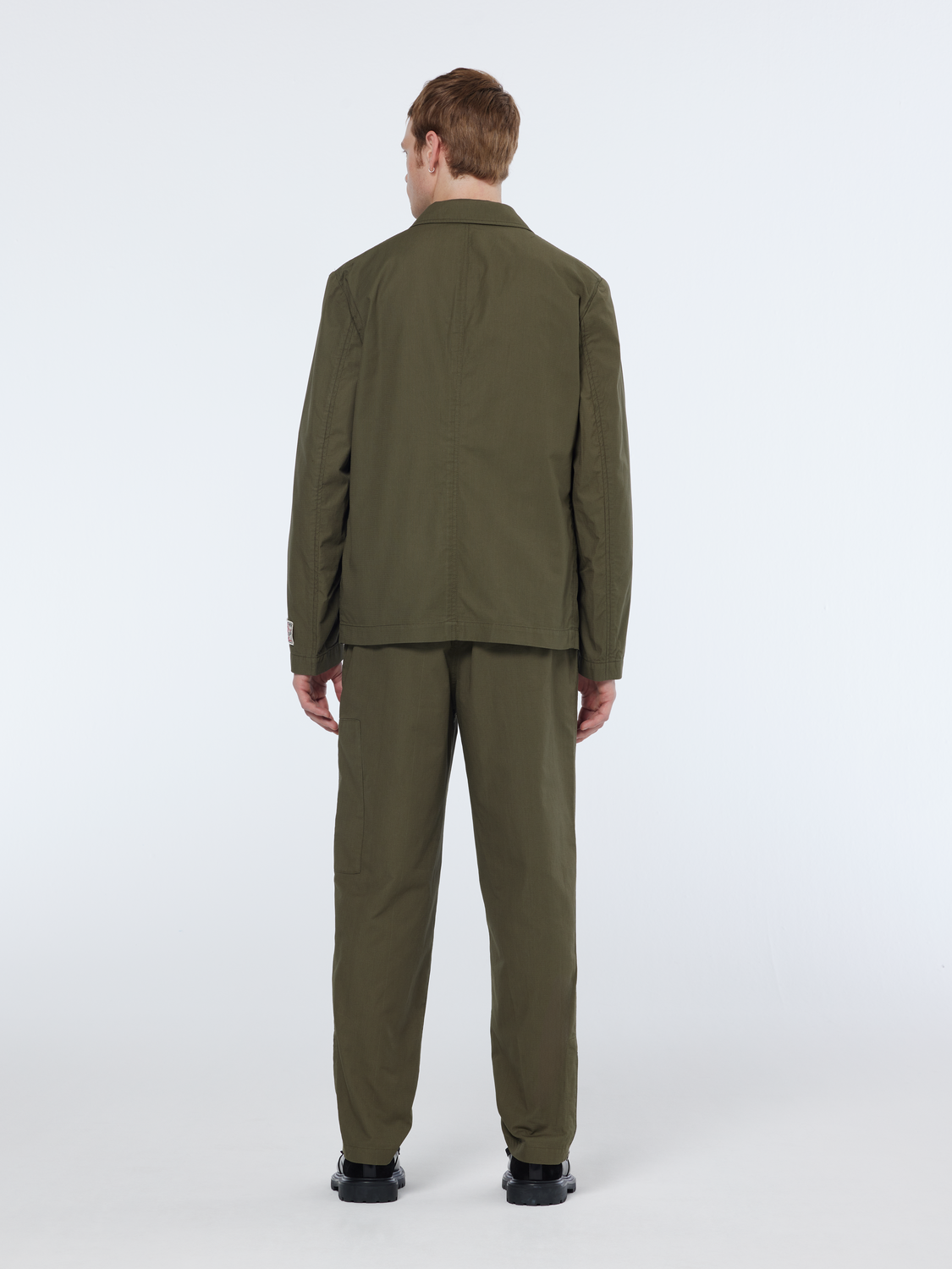 Scotch & Soda - Unconstructed Cotton-Ripstop Military Blazer - Classic Green