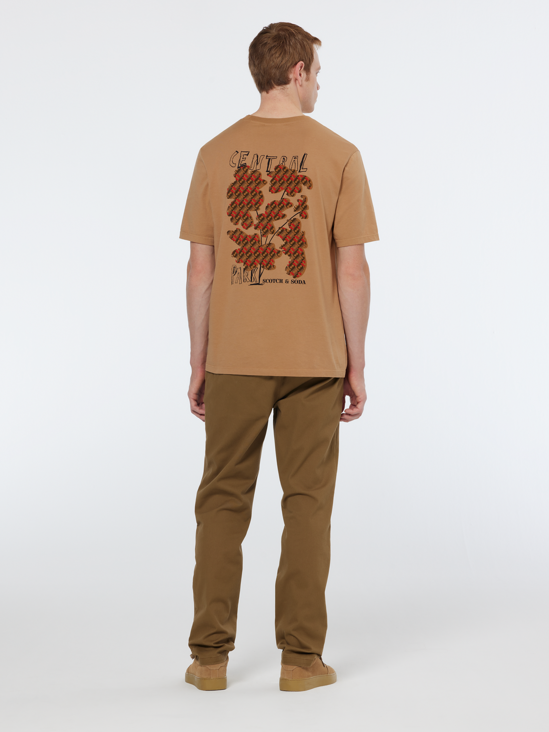 Scotch & Soda - Stuart Washed Regular Slim Fit Chino - Golden Brown