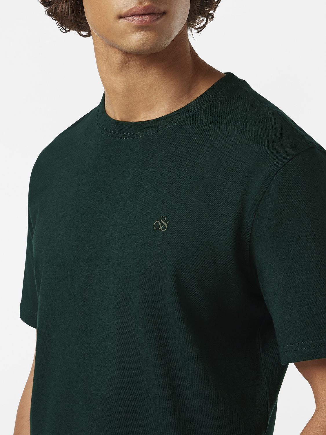 Scotch & Soda - Logo Regular Fit Tee - Amsterdam Green