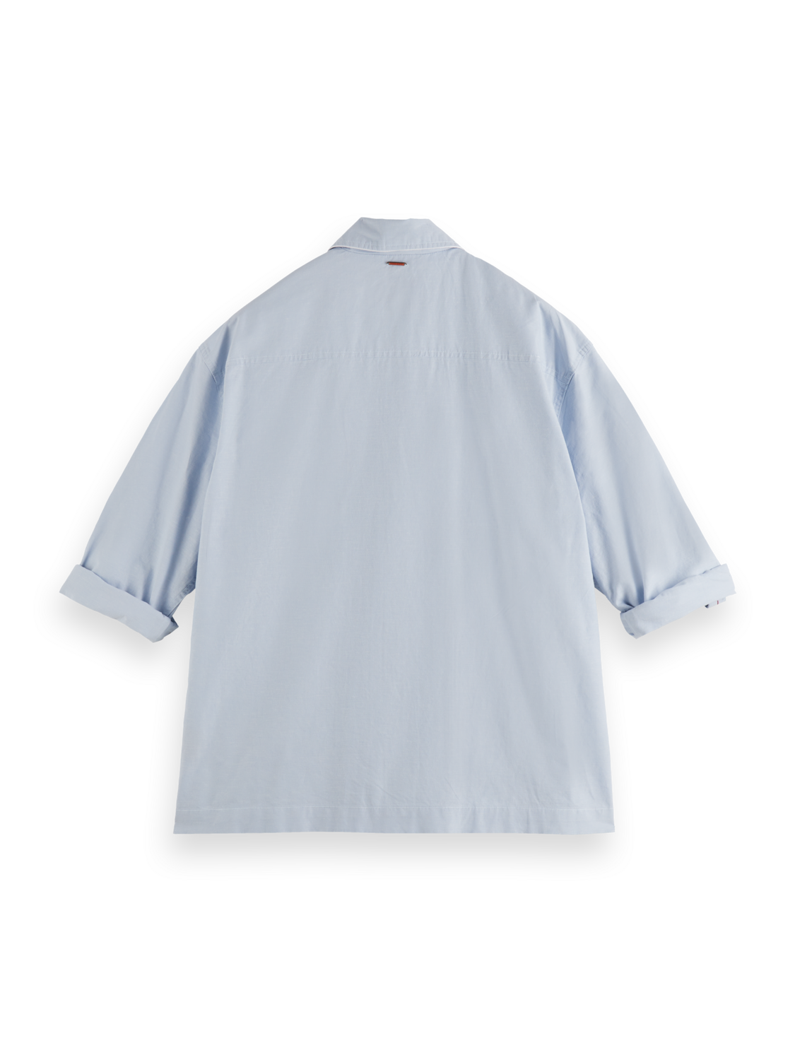 Scotch & Soda - Relaxed Fit Cotton-Linen Shirt Jacket - Light Shirting Blue