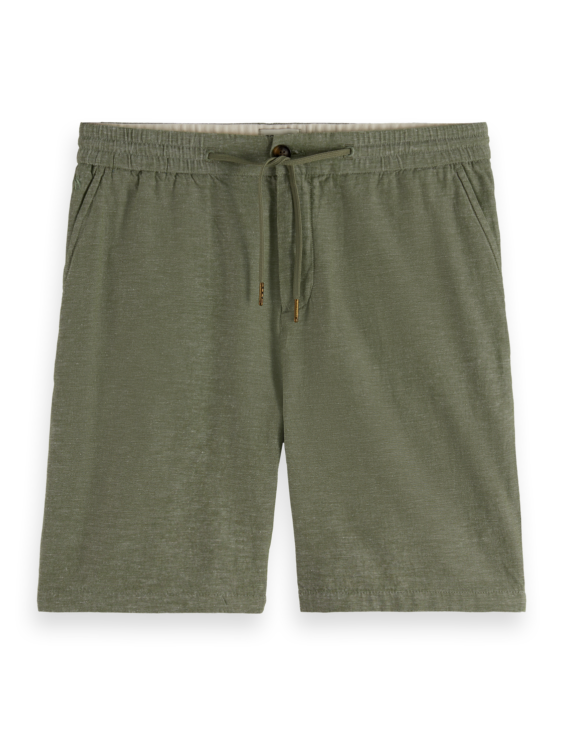 Scotch & Soda - Fave Cotton/Linen Short - Army