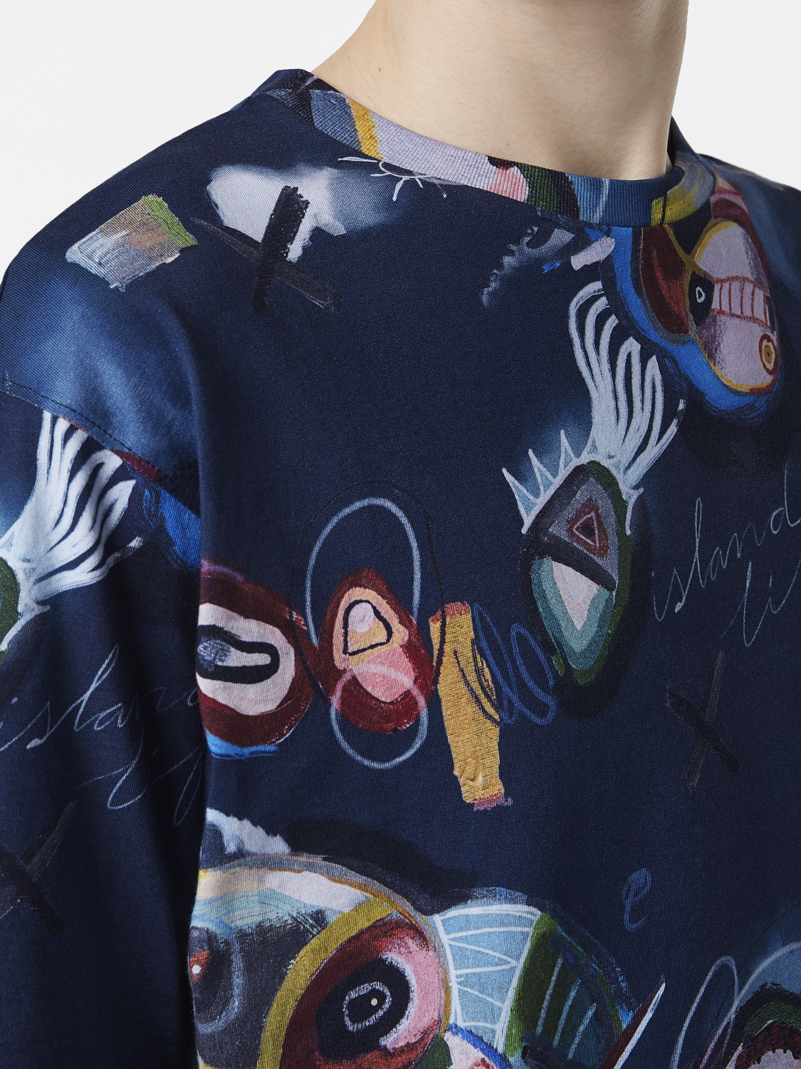 Scotch & Soda - Relaxed Fit Printed Tee - Abstract Island Night