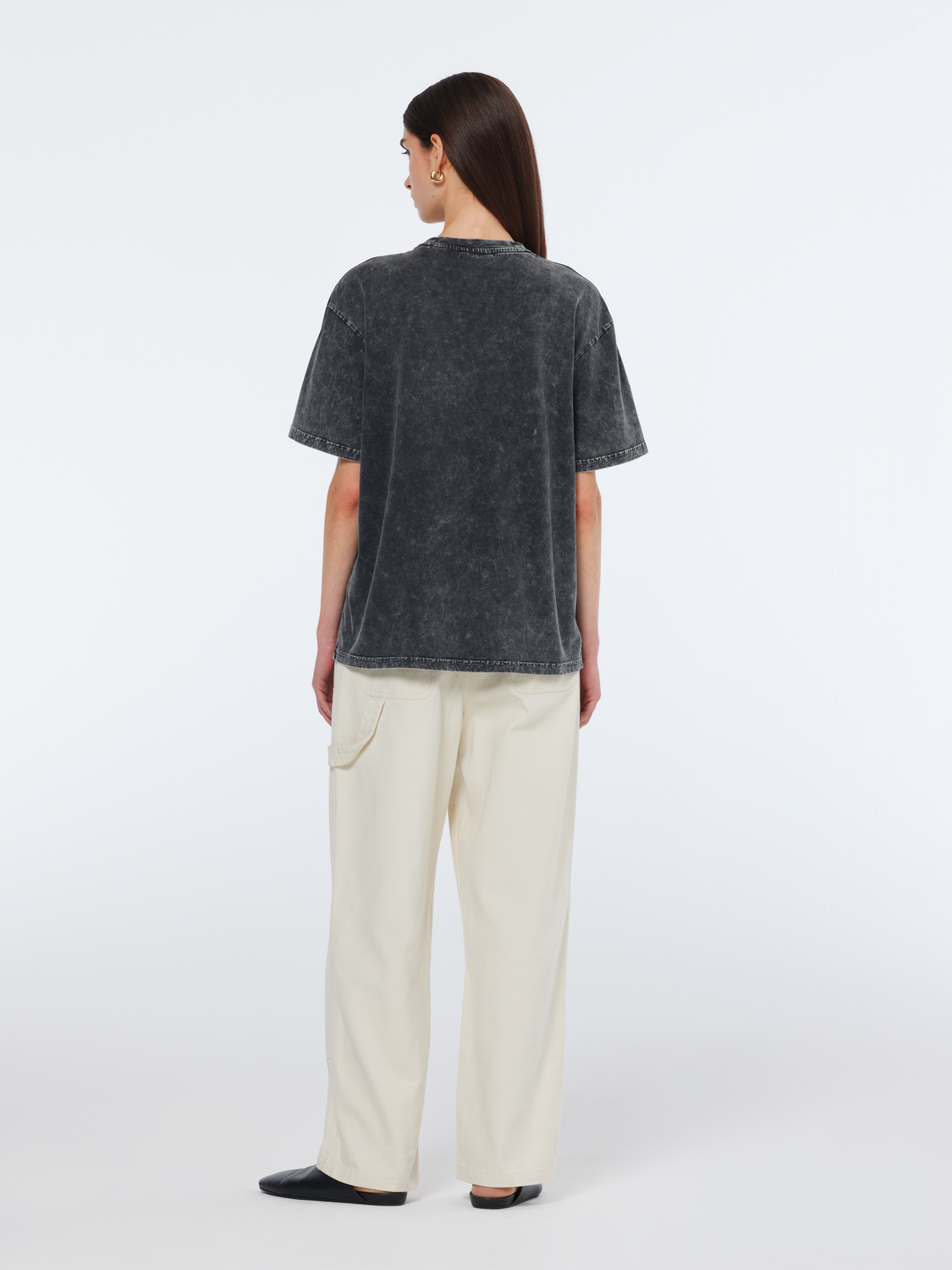Maison Scotch - Washed Logo Tee - Black