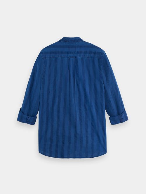 Scotch & Soda - Textured Indigo Shirt - Washed Indigo