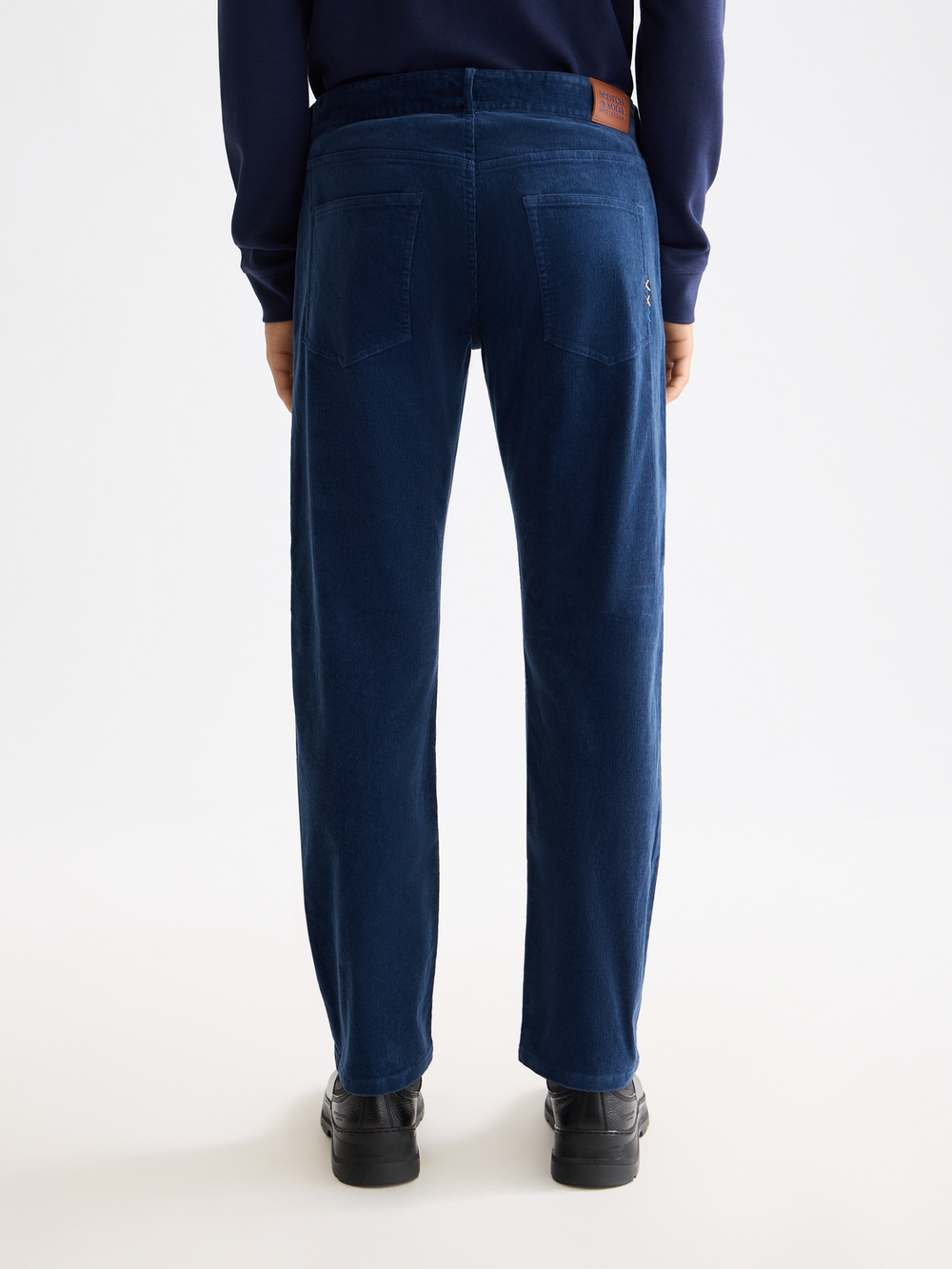 Scotch & Soda - The Zee Straight Corduroy Pant - Insignia Blue