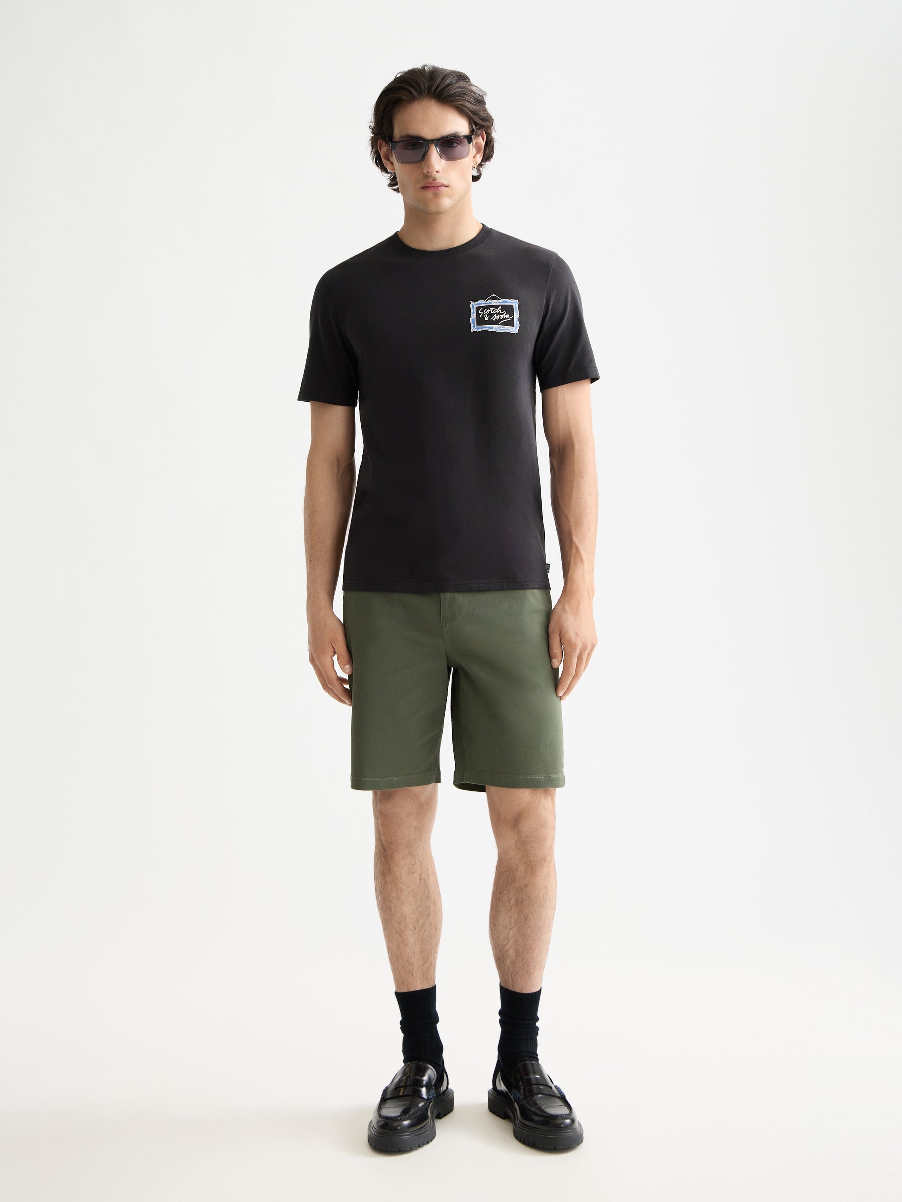 Scotch & Soda - Stuart Washed Short - Thyme