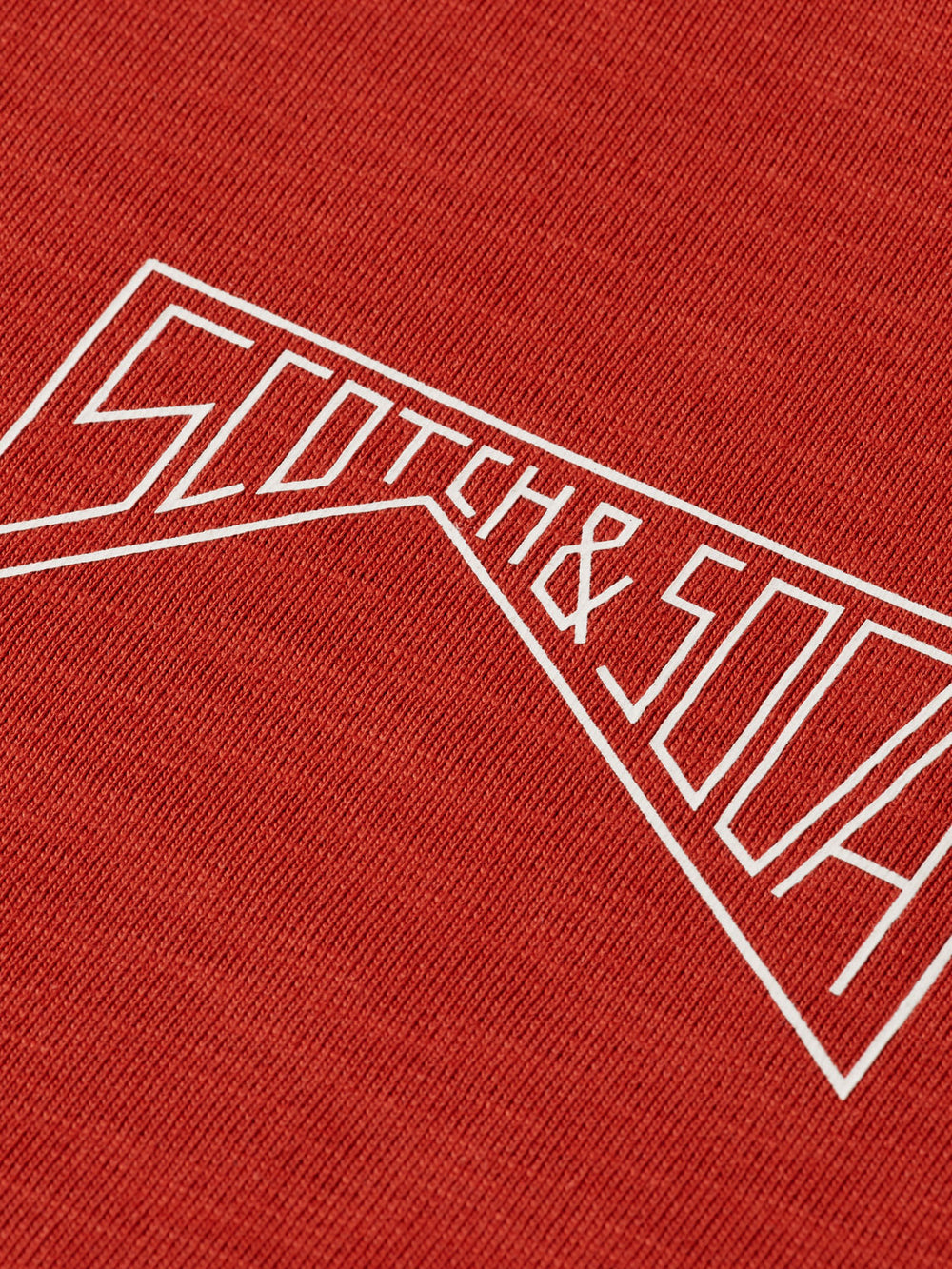 Scotch & Soda - Left Chest Logo Sweatshirt - Ketchup