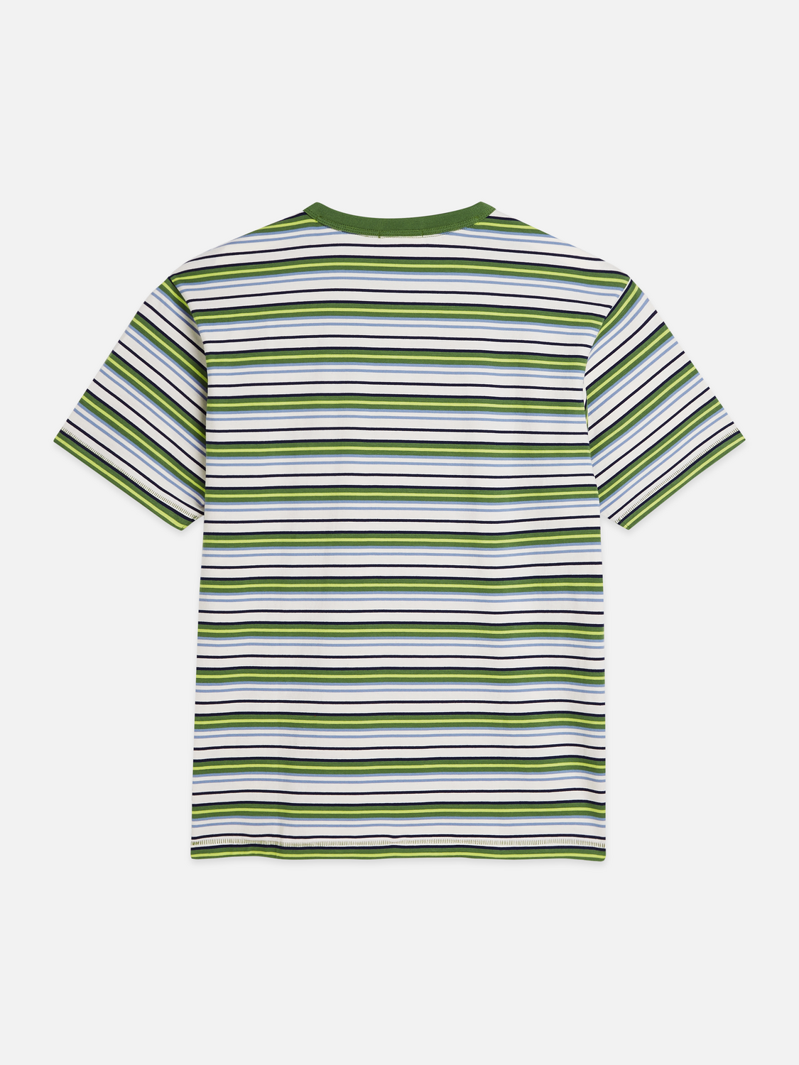 Scotch & Soda - Relaxed Fit Yarn-Dyed Tee - Garden Green Stripe