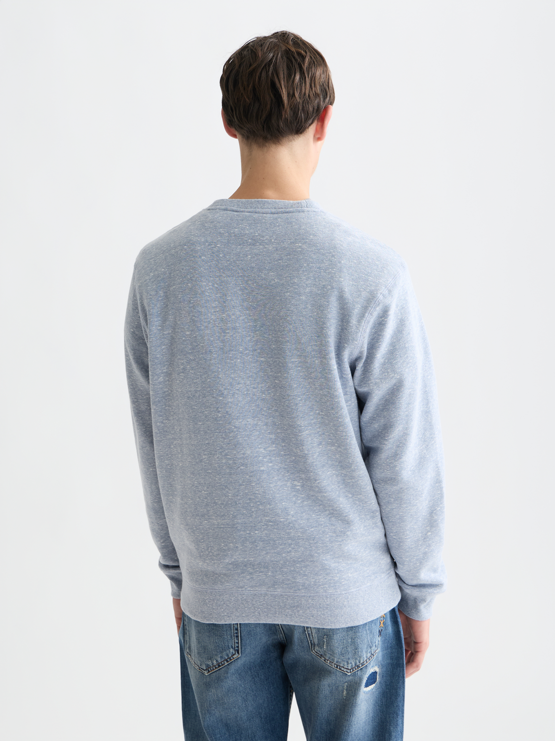 Scotch & Soda - Melange Regular Fit Sweatshirt - Infinity
