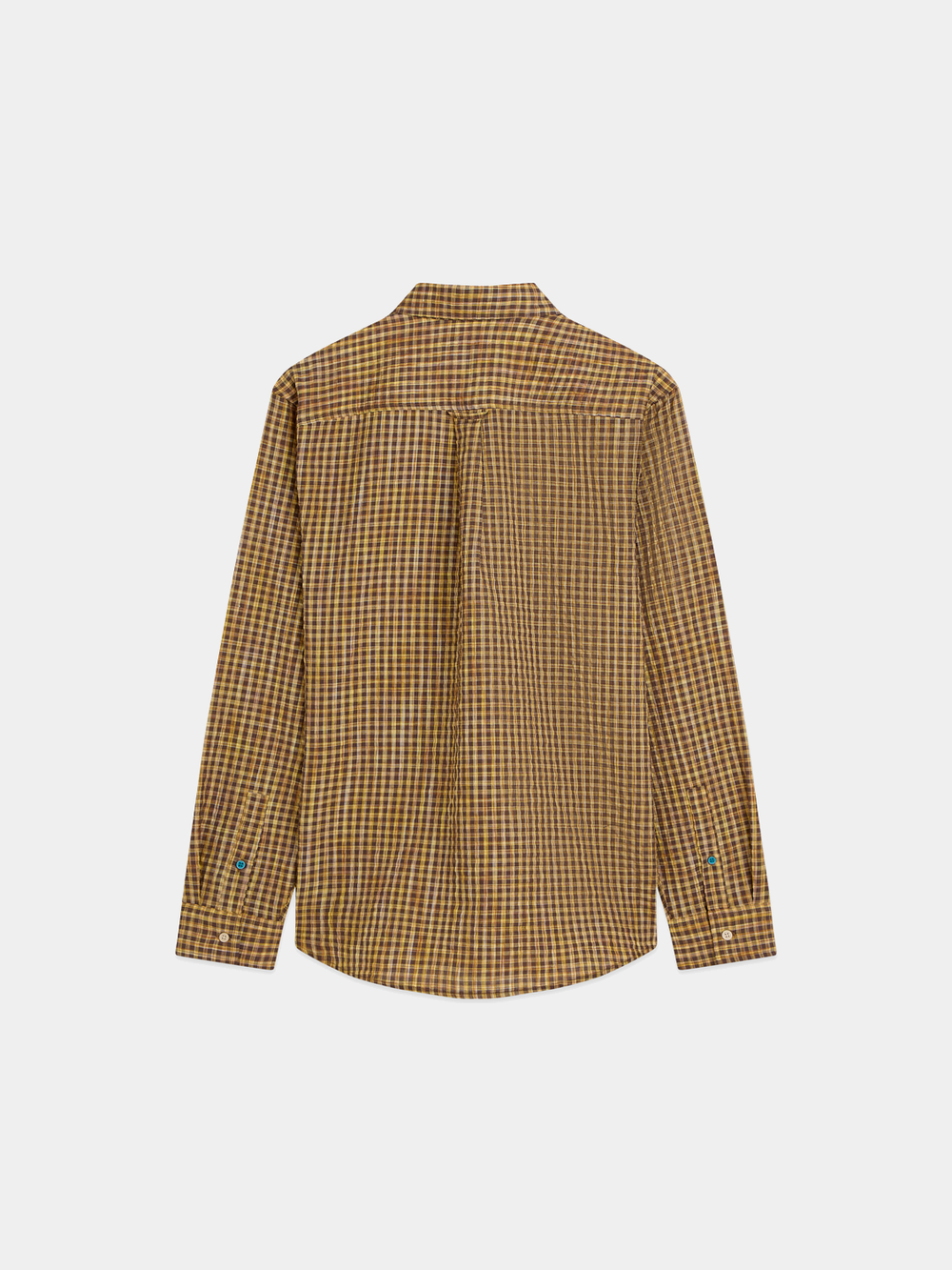 Scotch & Soda - Seersucker Micro-Check Shirt - Hot Fudge Check