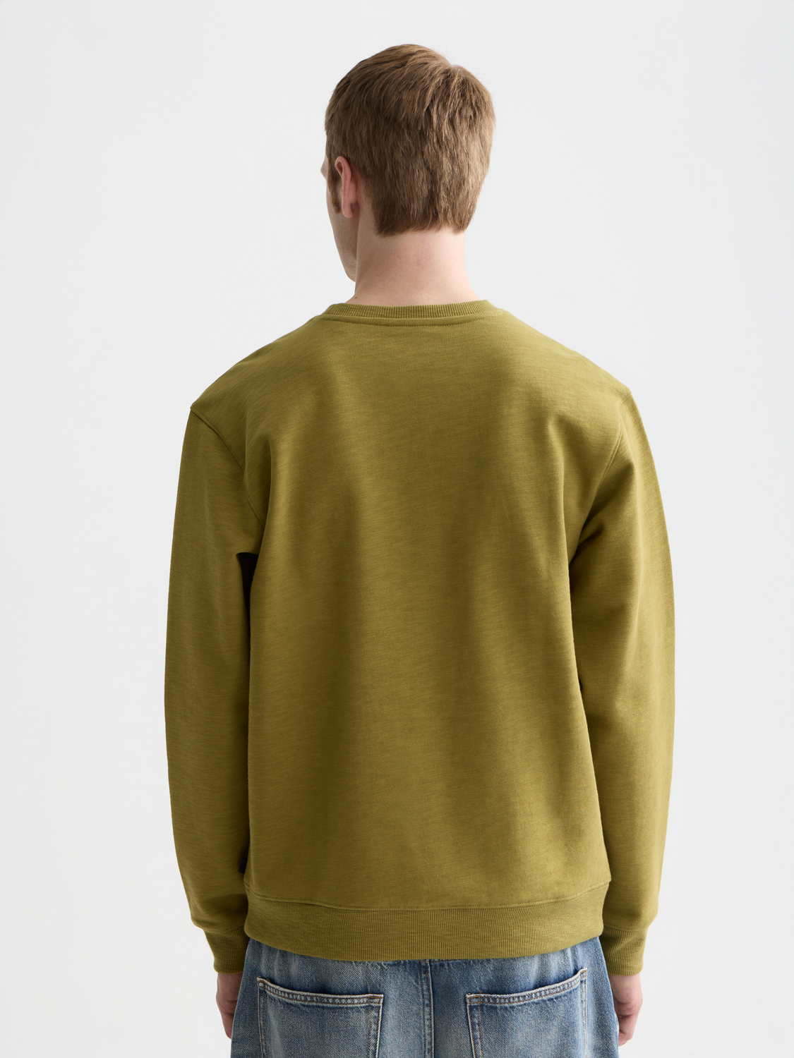 Scotch & Soda - Chest Logo Regular Fit Sweatshirt - Green Moss