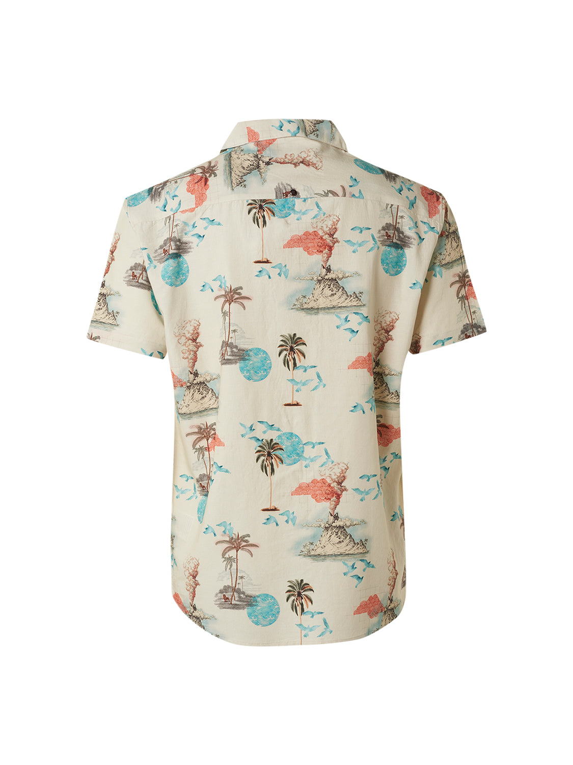 No Excess - Pacific Printed SS Shirt - Offwhite
