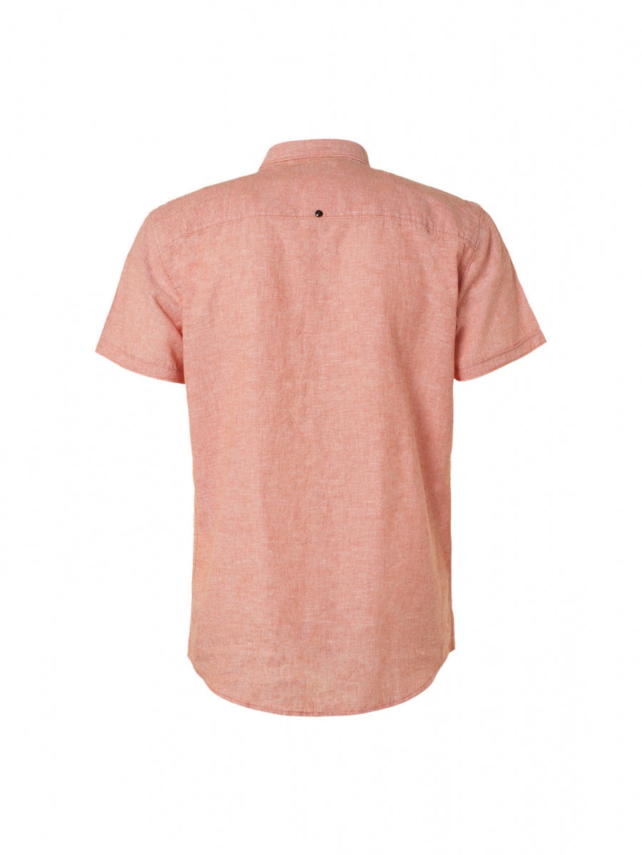 No Excess - Melange SS Shirt - Papaya