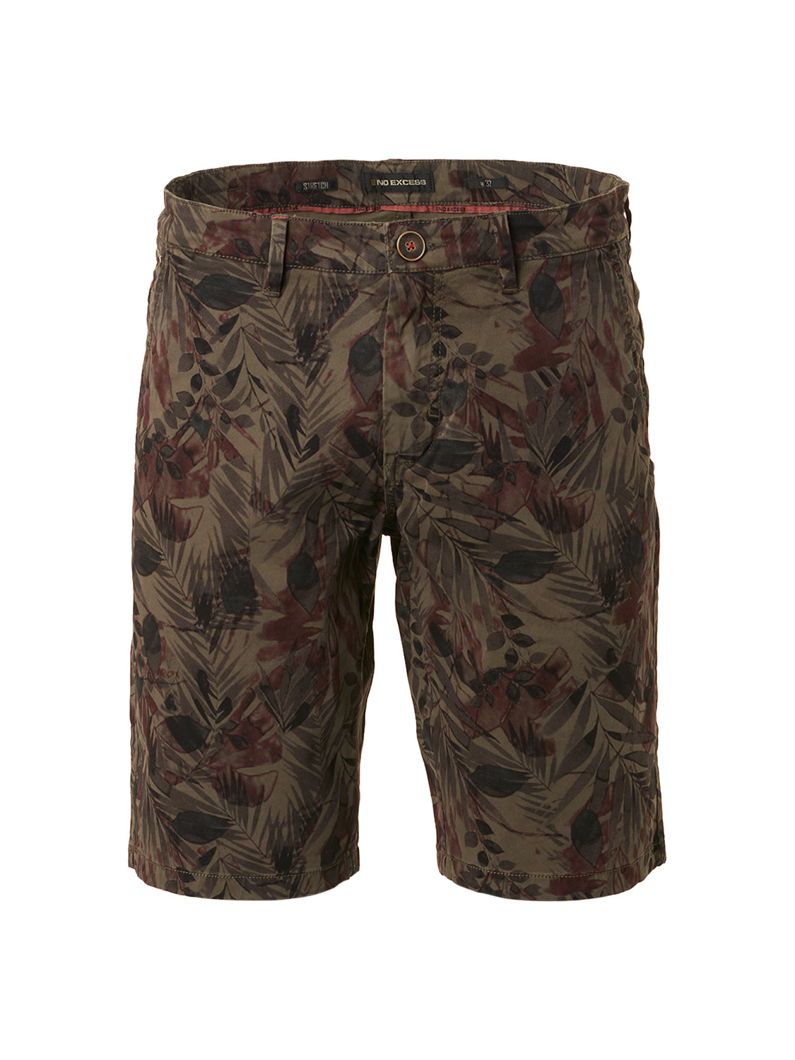 No Excess - Jungle Printed Garment Dyed Short - Army